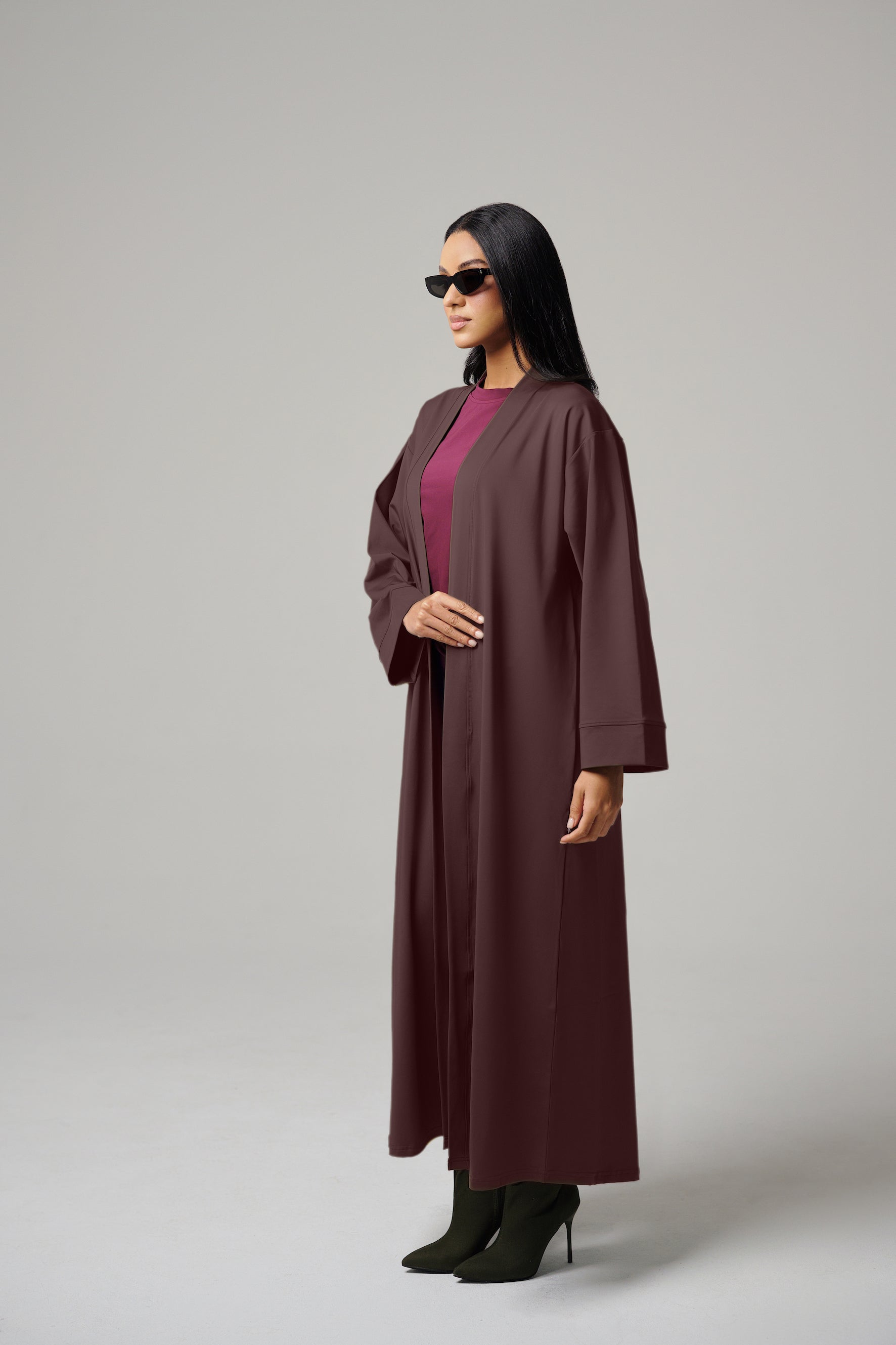 MULU Classic Women's Abaya - Brown MULU Classic Women's Abaya - Brown