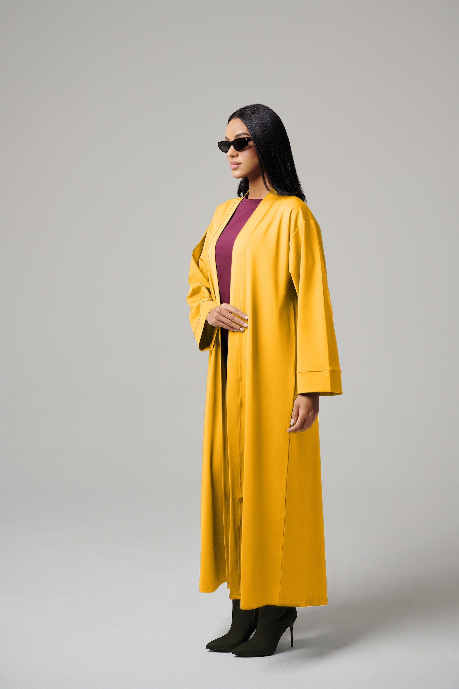 MULU Classic Women's Abaya - Yellow MULU Classic Women's Abaya - Yellow