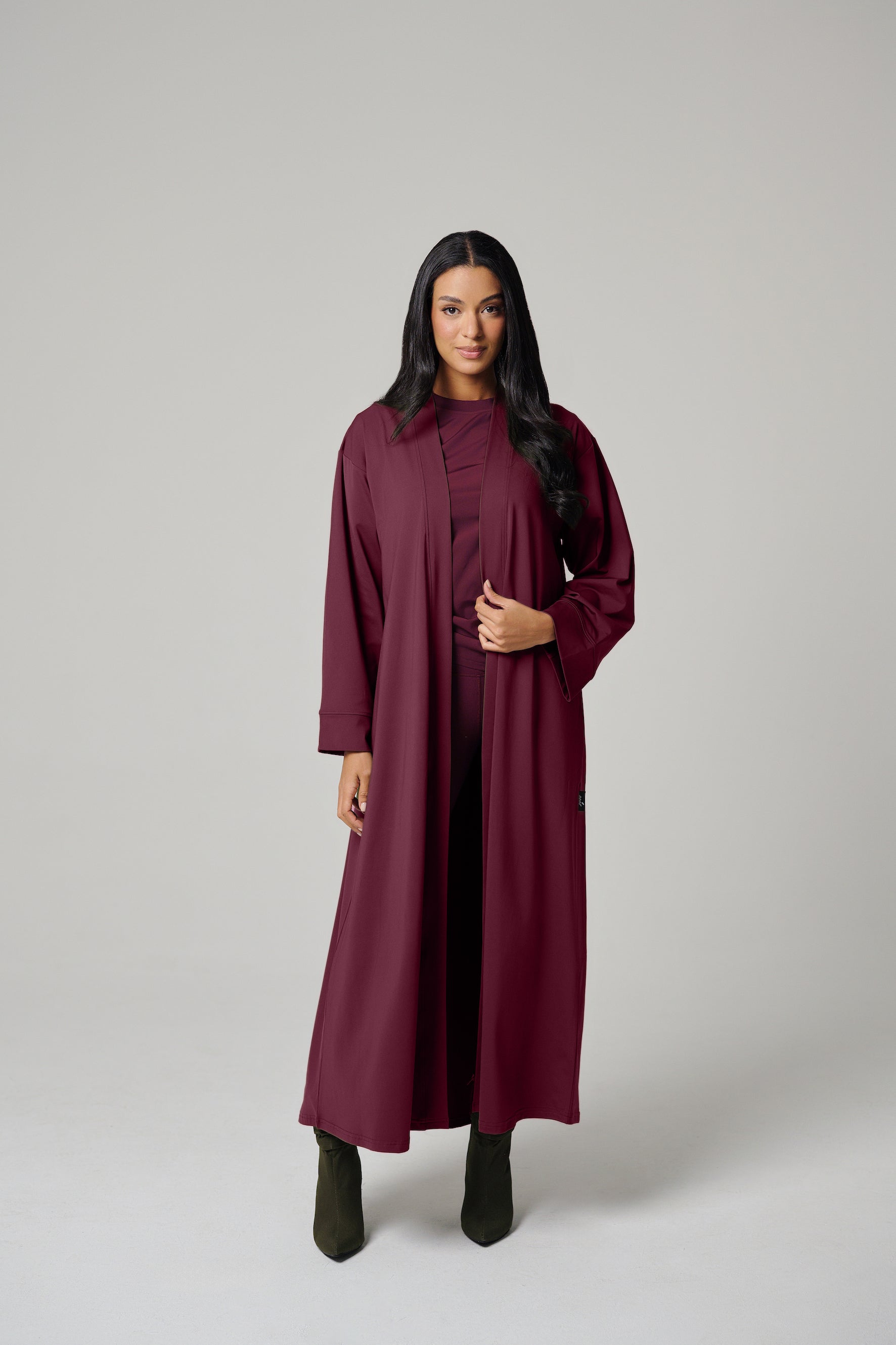 MULU Classic Women's Abaya - Maroon MULU Classic Women's Abaya - Maroon