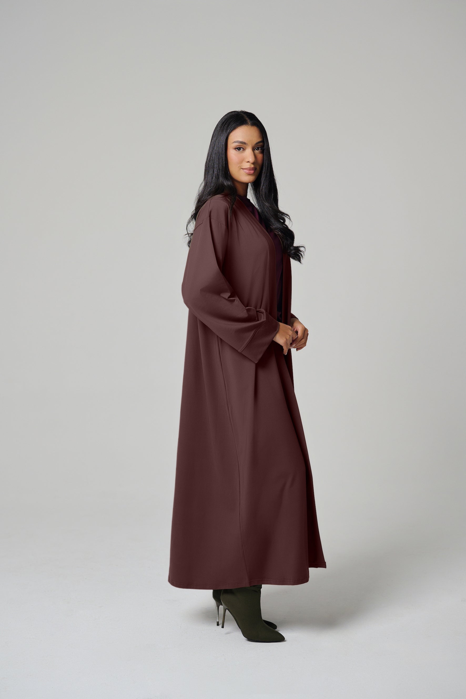 MULU Classic Women's Abaya - Brown MULU Classic Women's Abaya - Brown