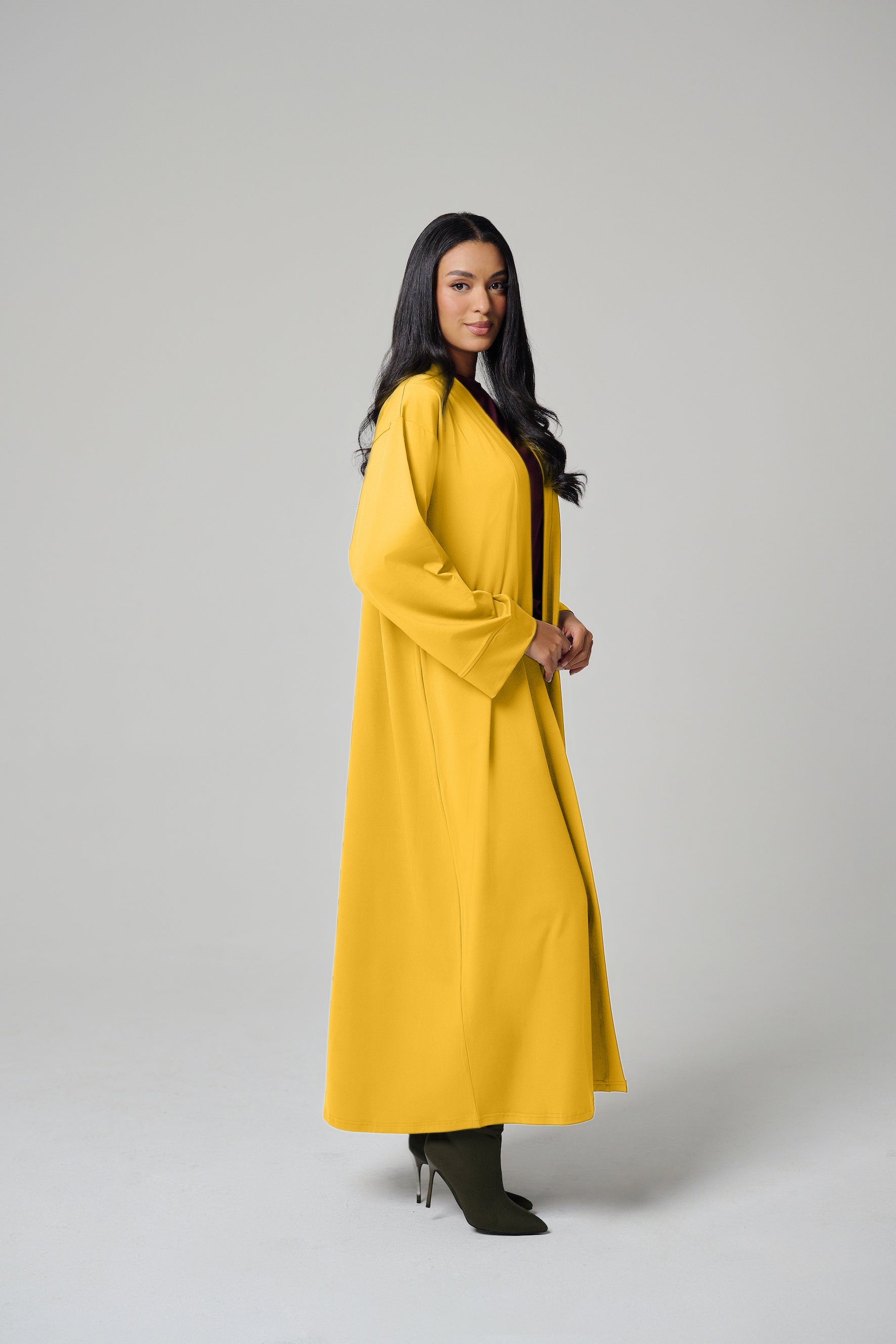 MULU Classic Women's Abaya - Yellow MULU Classic Women's Abaya - Yellow