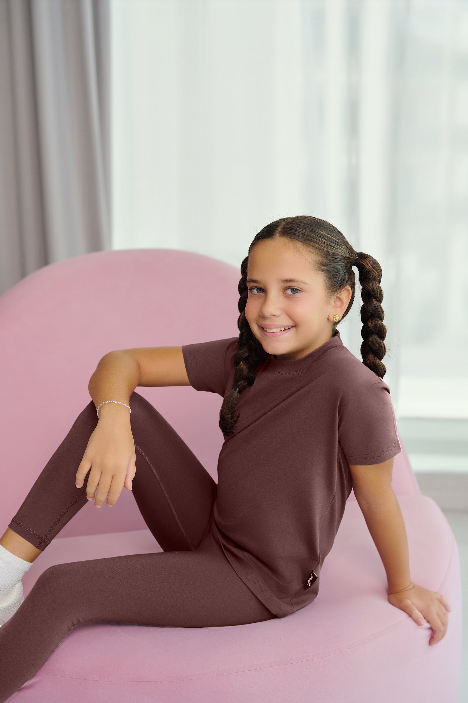 MULU Classic Unisex Kids T-shirt - Brown MULU Classic Unisex Kids T-shirt - Brown