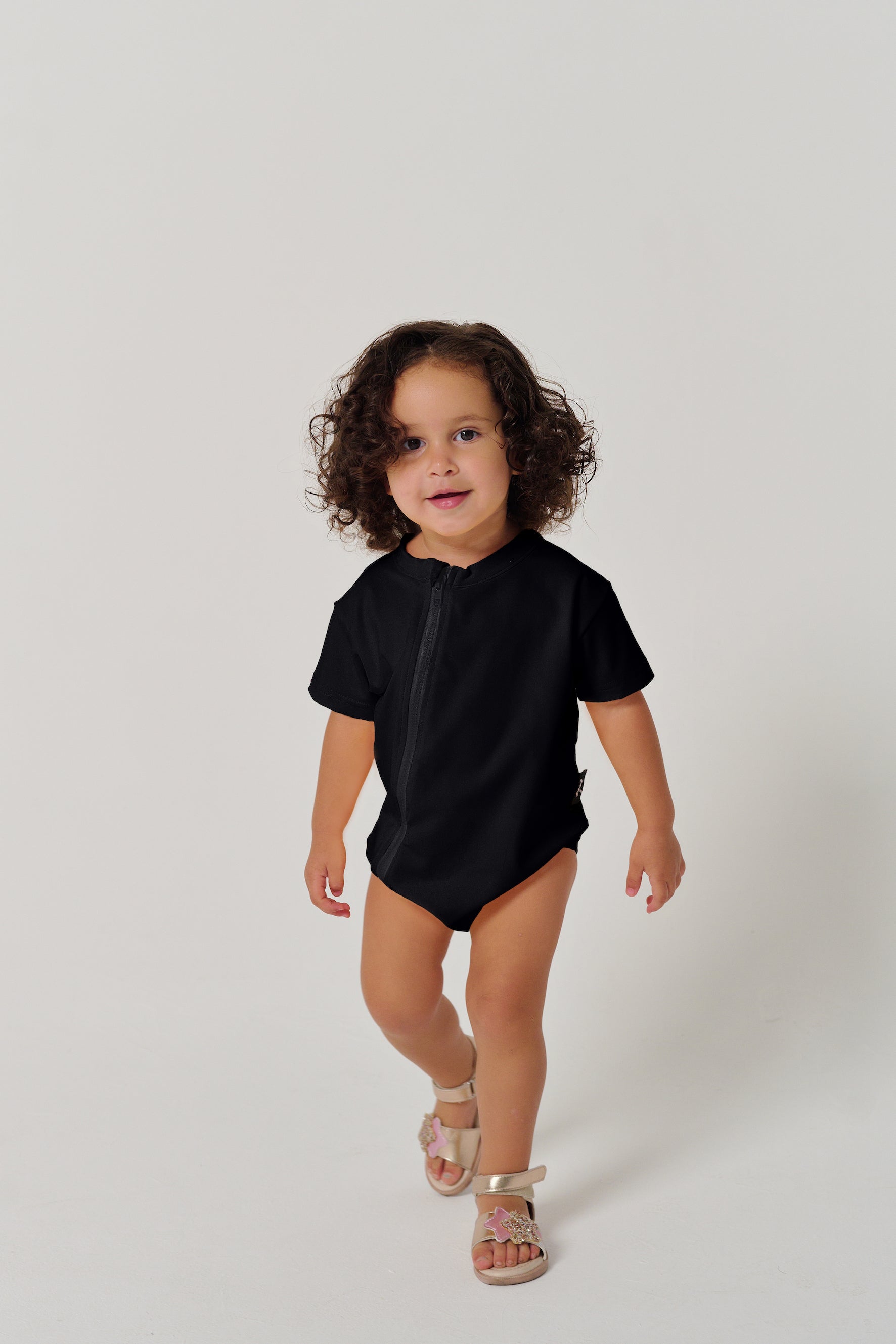MULU Classic Unisex Baby Romper - Black MULU Classic Unisex Baby Romper - Black