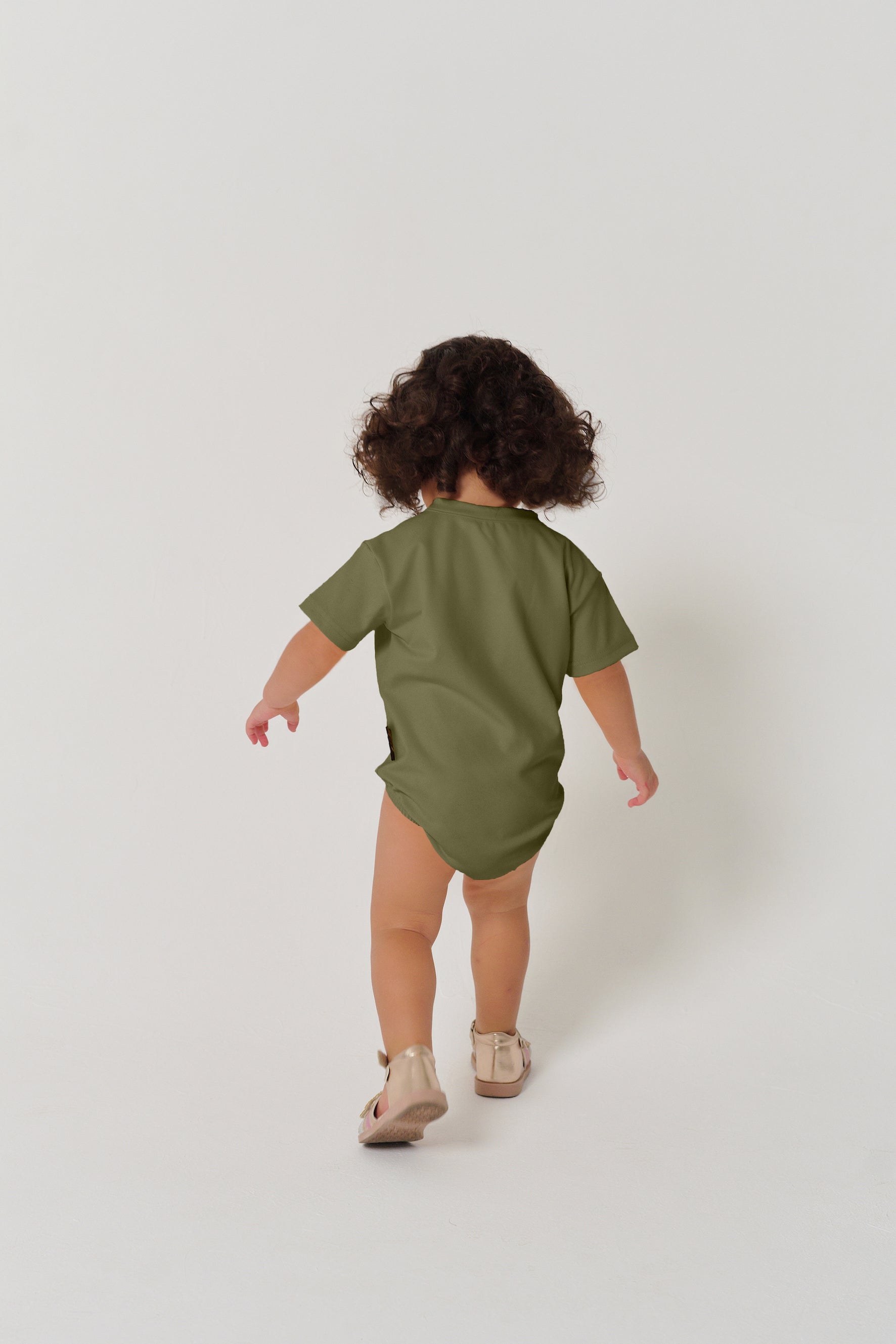 MULU Classic Unisex Baby Romper - Green MULU Classic Unisex Baby Romper - Green
