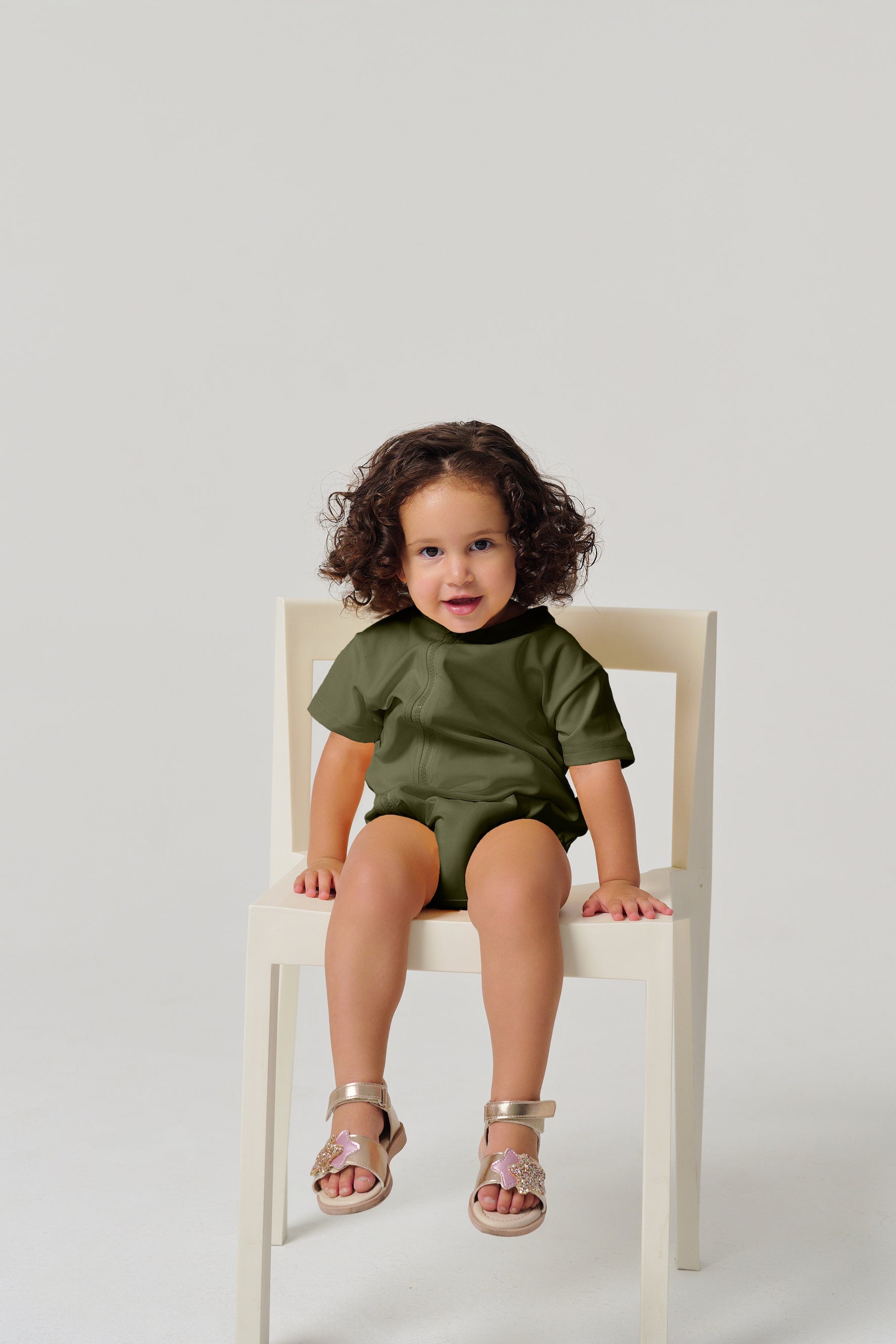 MULU Classic Unisex Baby Romper - Green MULU Classic Unisex Baby Romper - Green