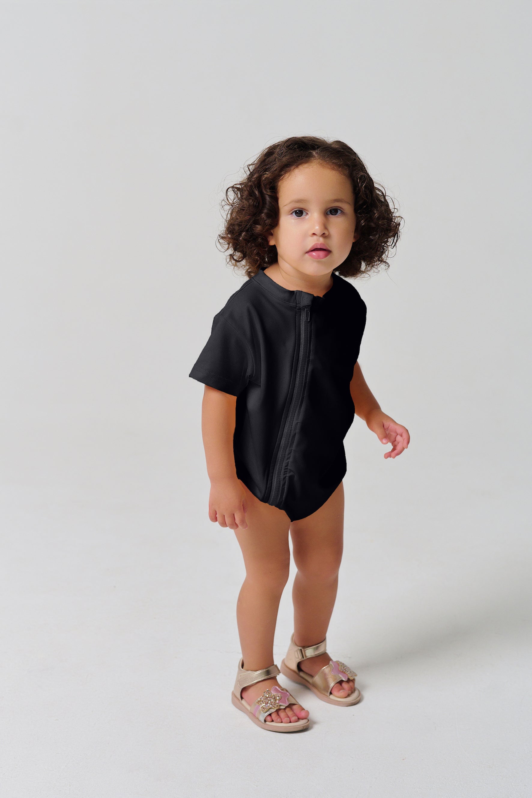 MULU Classic Unisex Baby Romper - Black MULU Classic Unisex Baby Romper - Black
