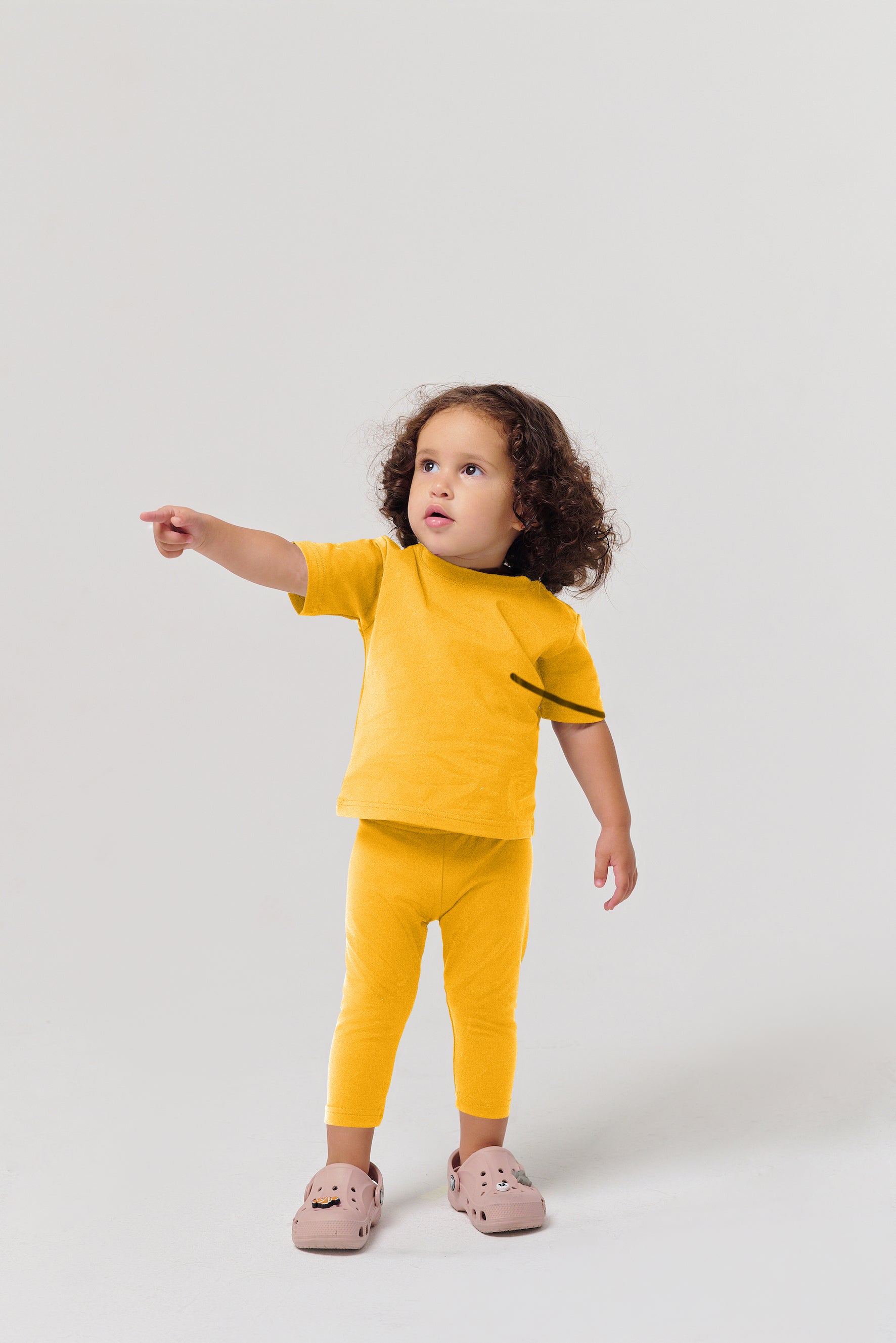 MULU Classic Unisex Baby T-shirt - Yellow MULU Classic Unisex Baby T-shirt - Yellow