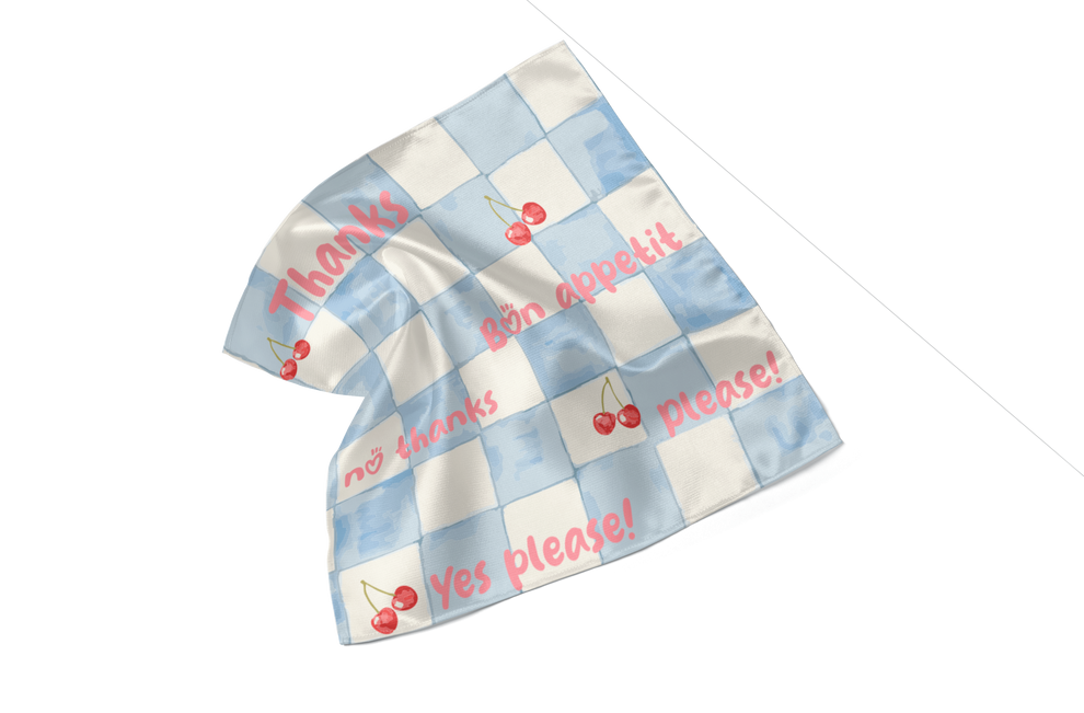 Maly Cherry Chat Checkered Cloth