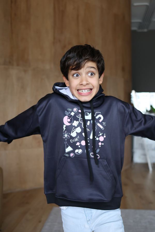 Memphis Quantum Mind Hoodie - Science Hoodie for Boys