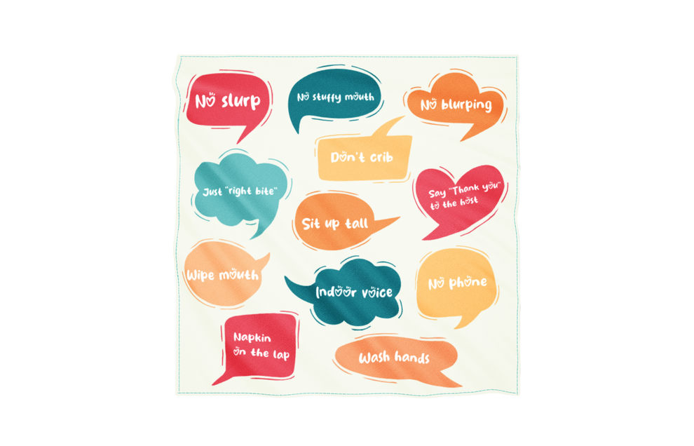 Maly Kids’ Table Manners Reminder Placemat