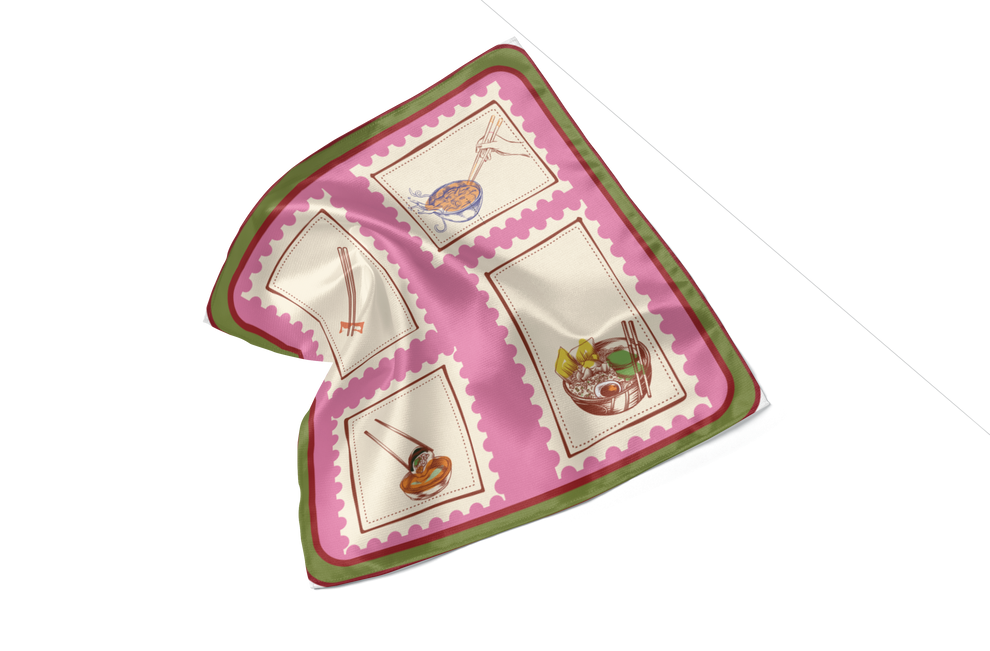Maly Foodie Stamps Napkin