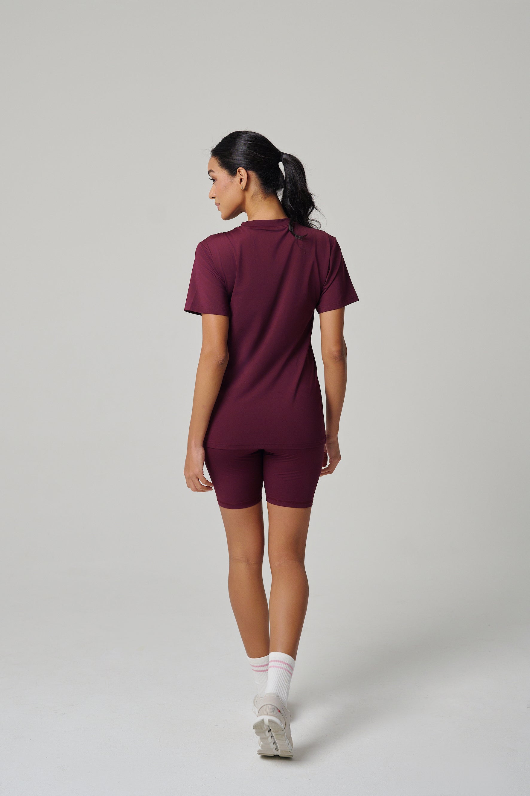MULU Classic Women's DryFit Bikershorts - Maroon