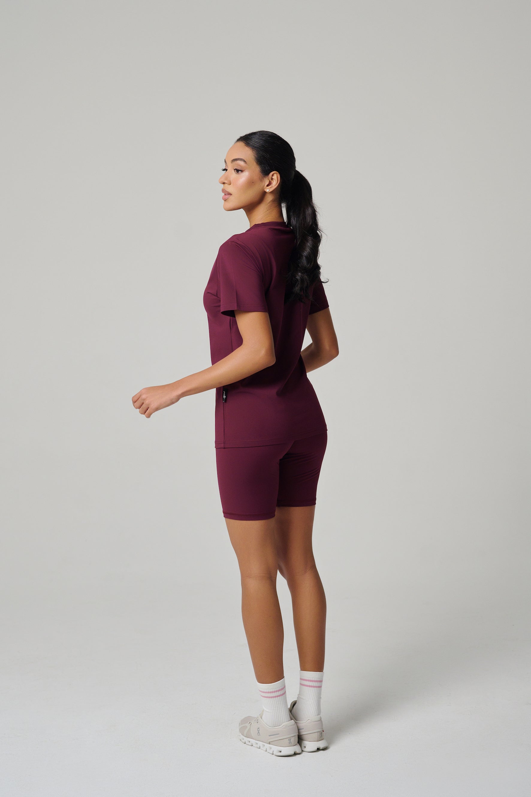 MULU Classic Women's DryFit Bikershorts - Maroon