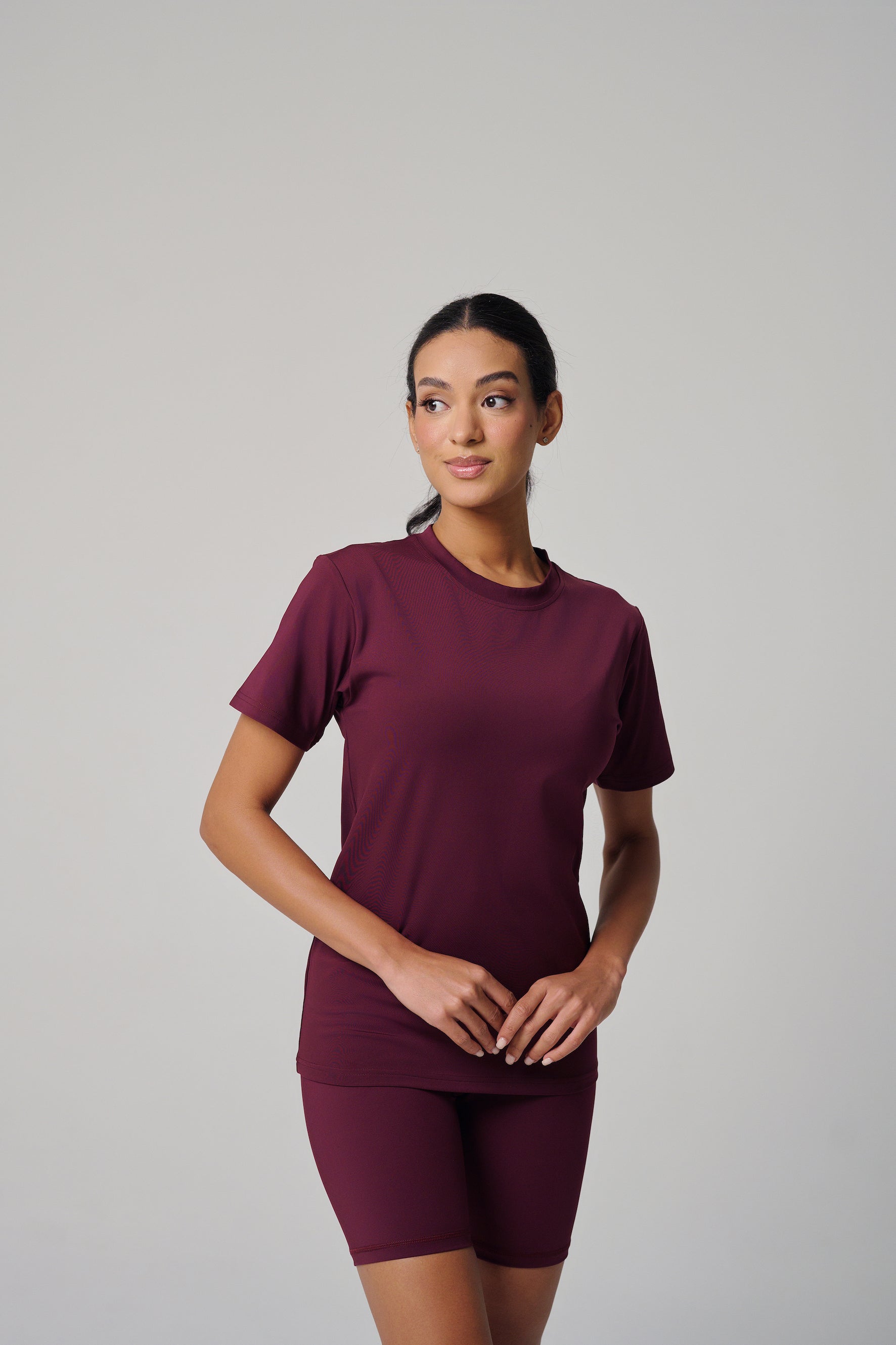 MULU Classic Women's DryFit Bikershorts - Maroon