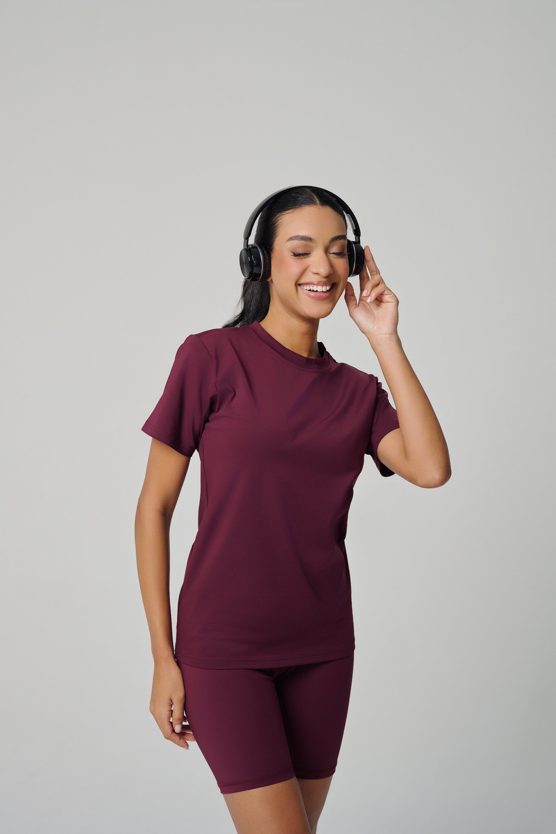 MULU Classic Women's DryFit Bikershorts - Maroon