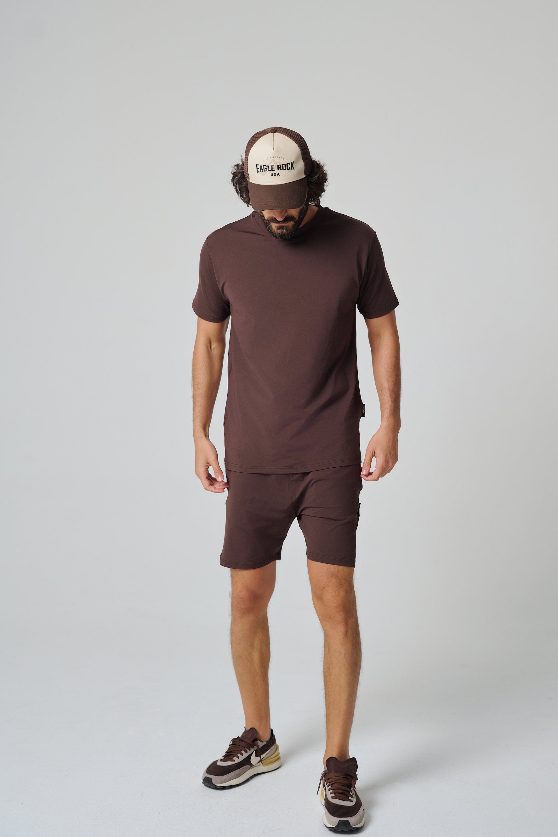 MULU Classic Men's DryFit T-shirt - Brown