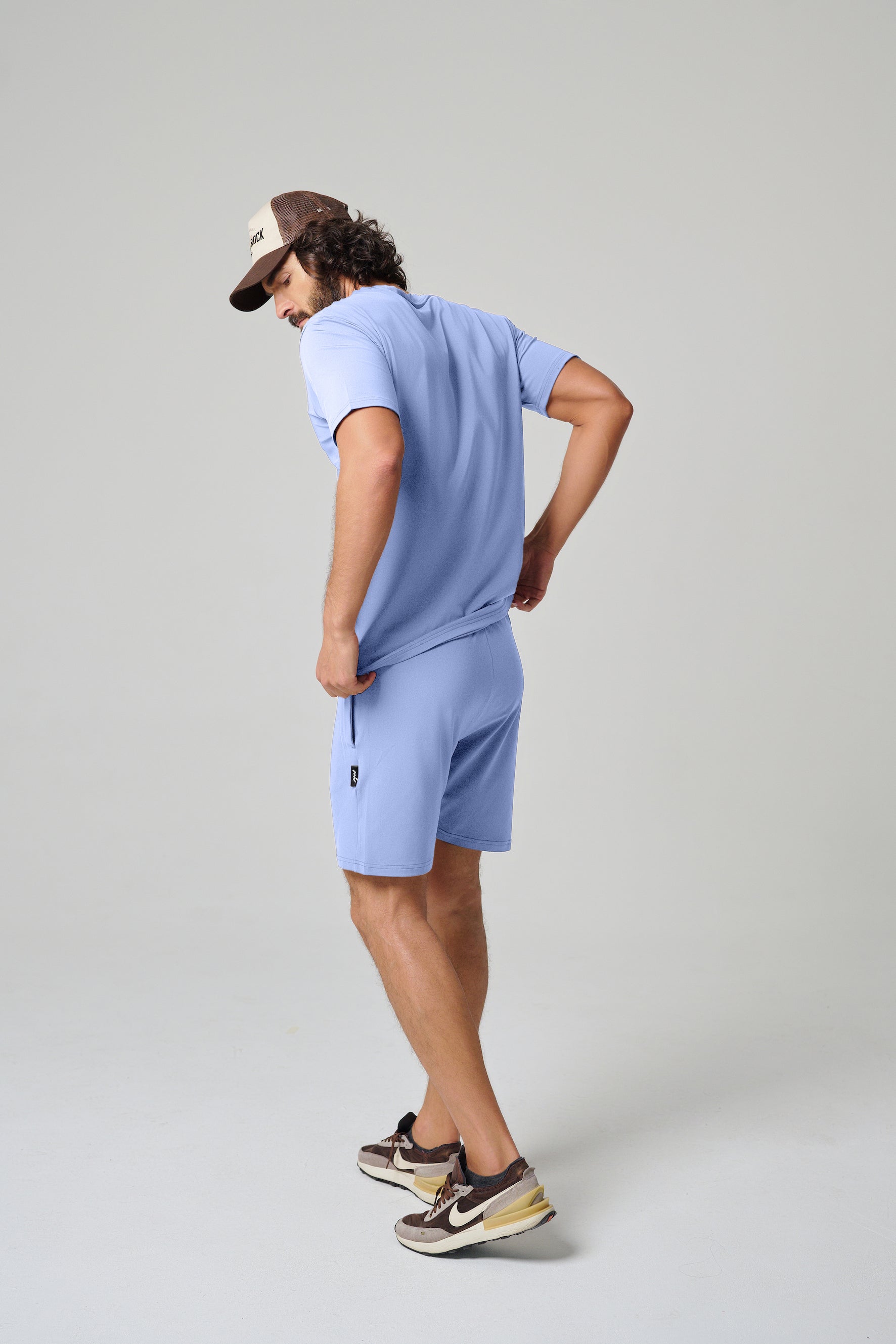 MULU Classic Men's DryFit Shorts - Blue Light