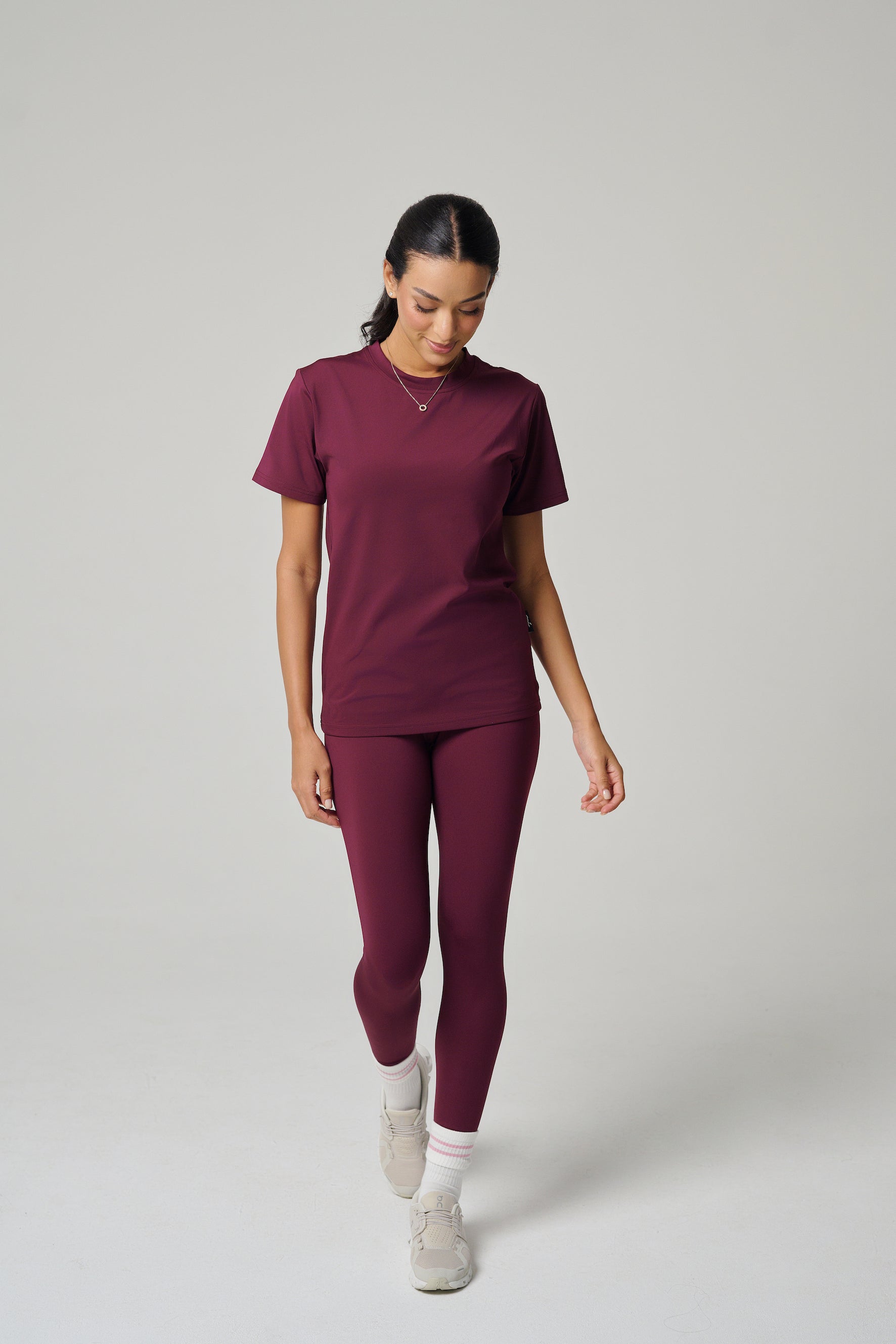 MULU Classic Women's DryFit Leggings - Maroon
