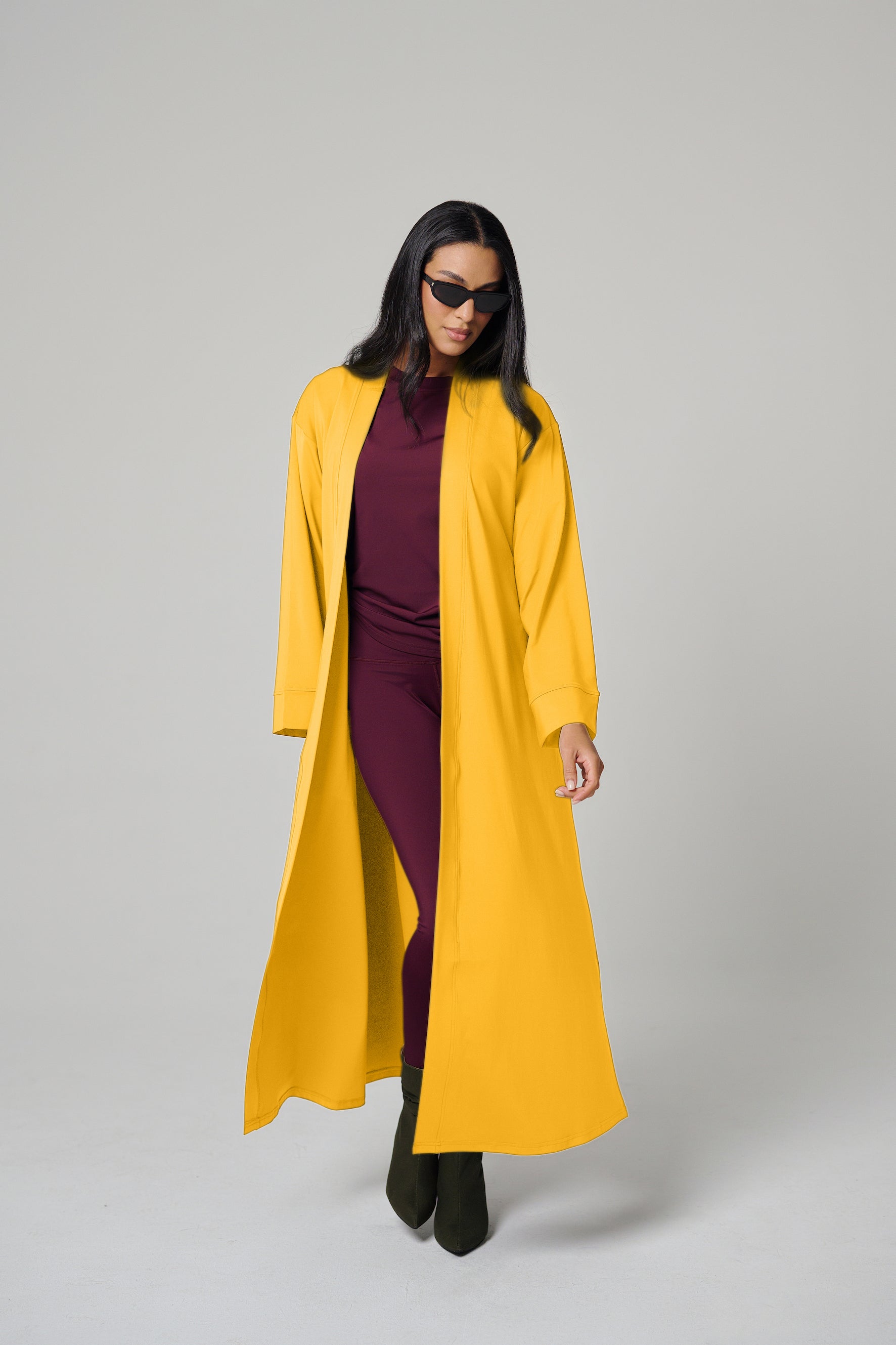 MULU Classic Women's DryFit Abaya - Yellow
