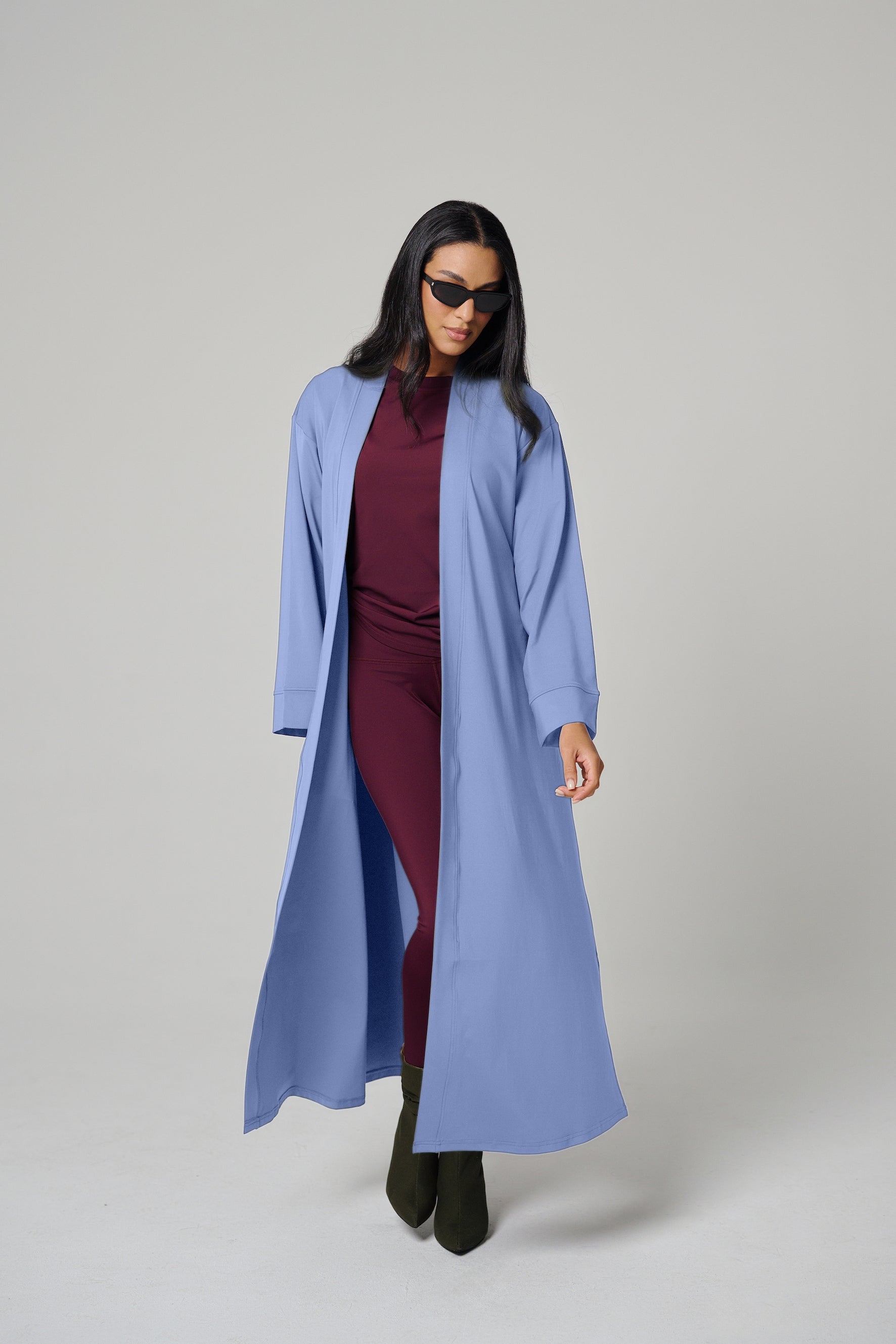 MULU Classic Women's DryFit Abaya - Light Blue