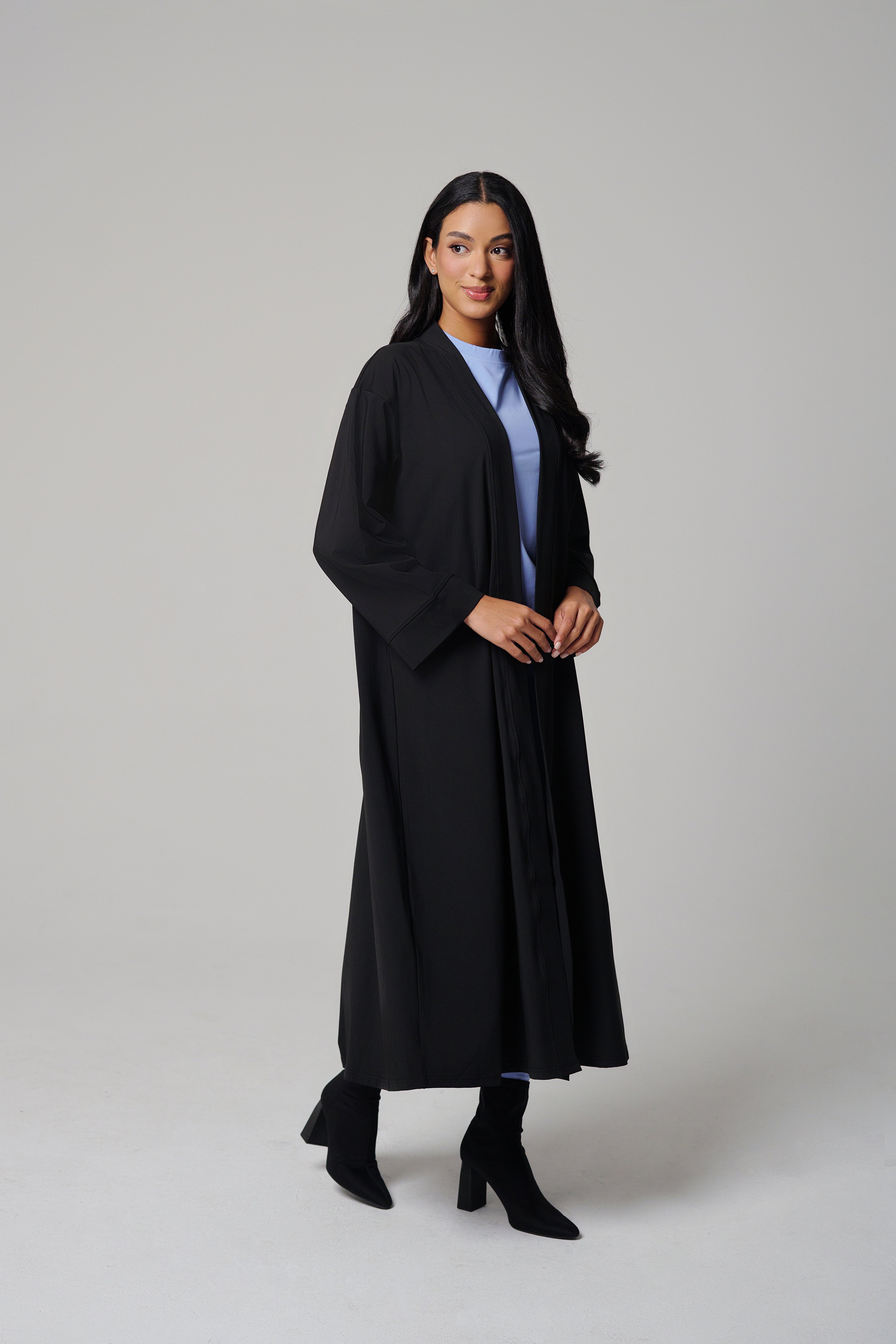 Classic Women's DryFit Abaya - Black