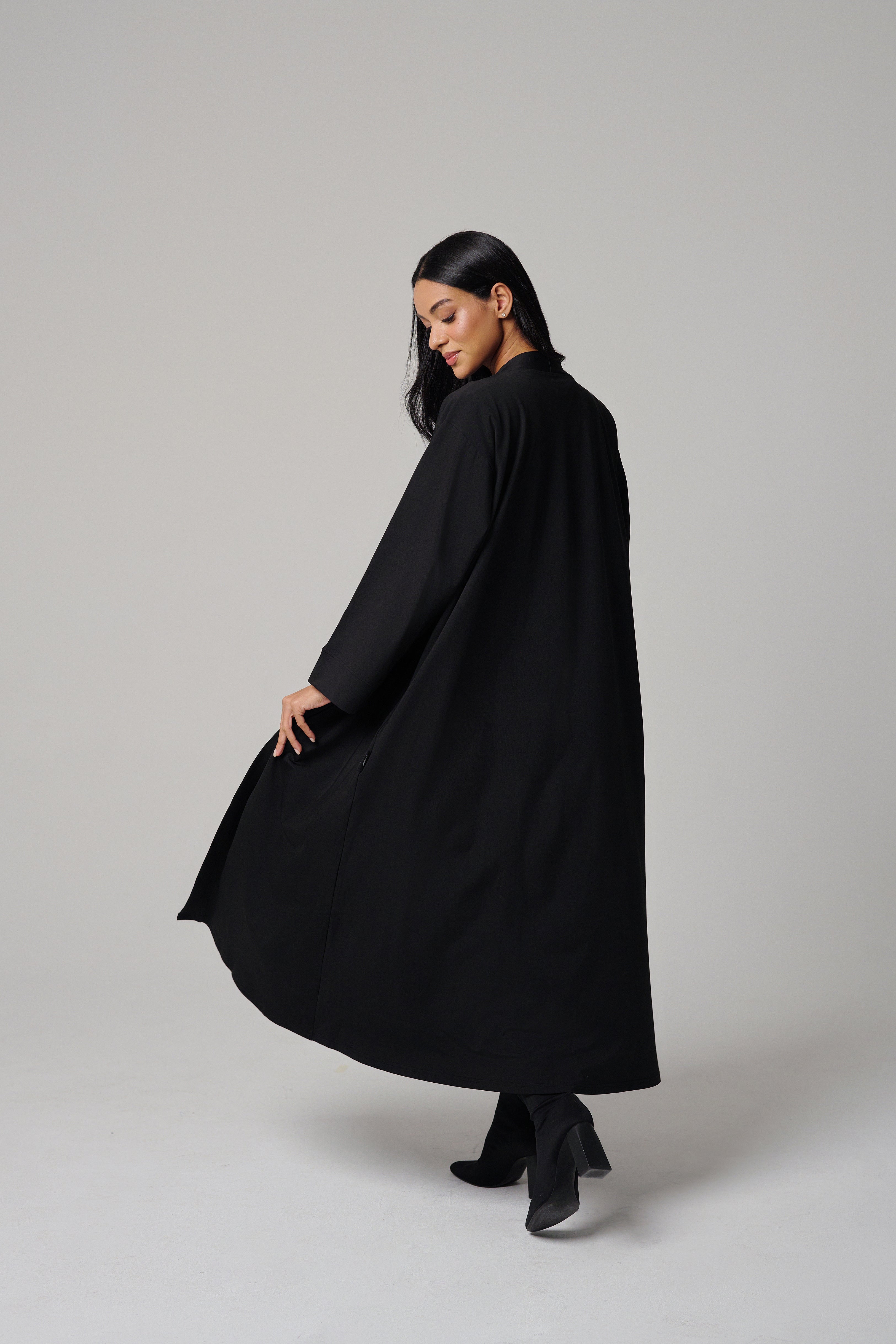 Classic Women's DryFit Abaya - Black