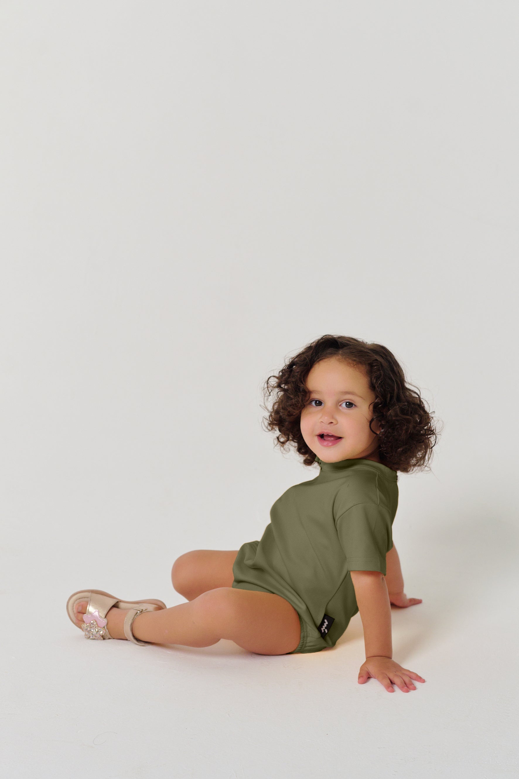 MULU Classic Unisex Baby DryFit Romper - Green