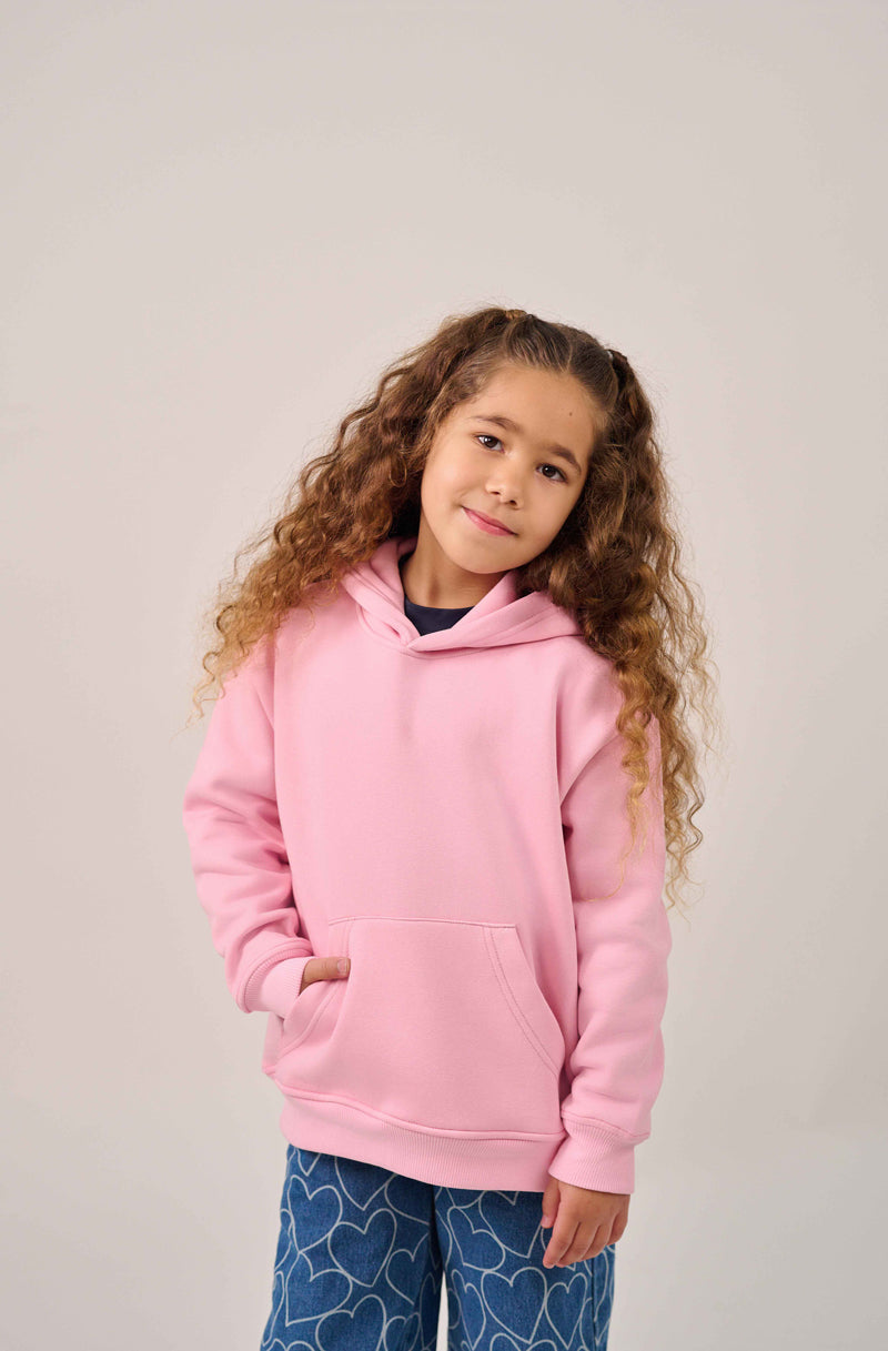 MULU Kids Classic Oversized Hoodie - Pink