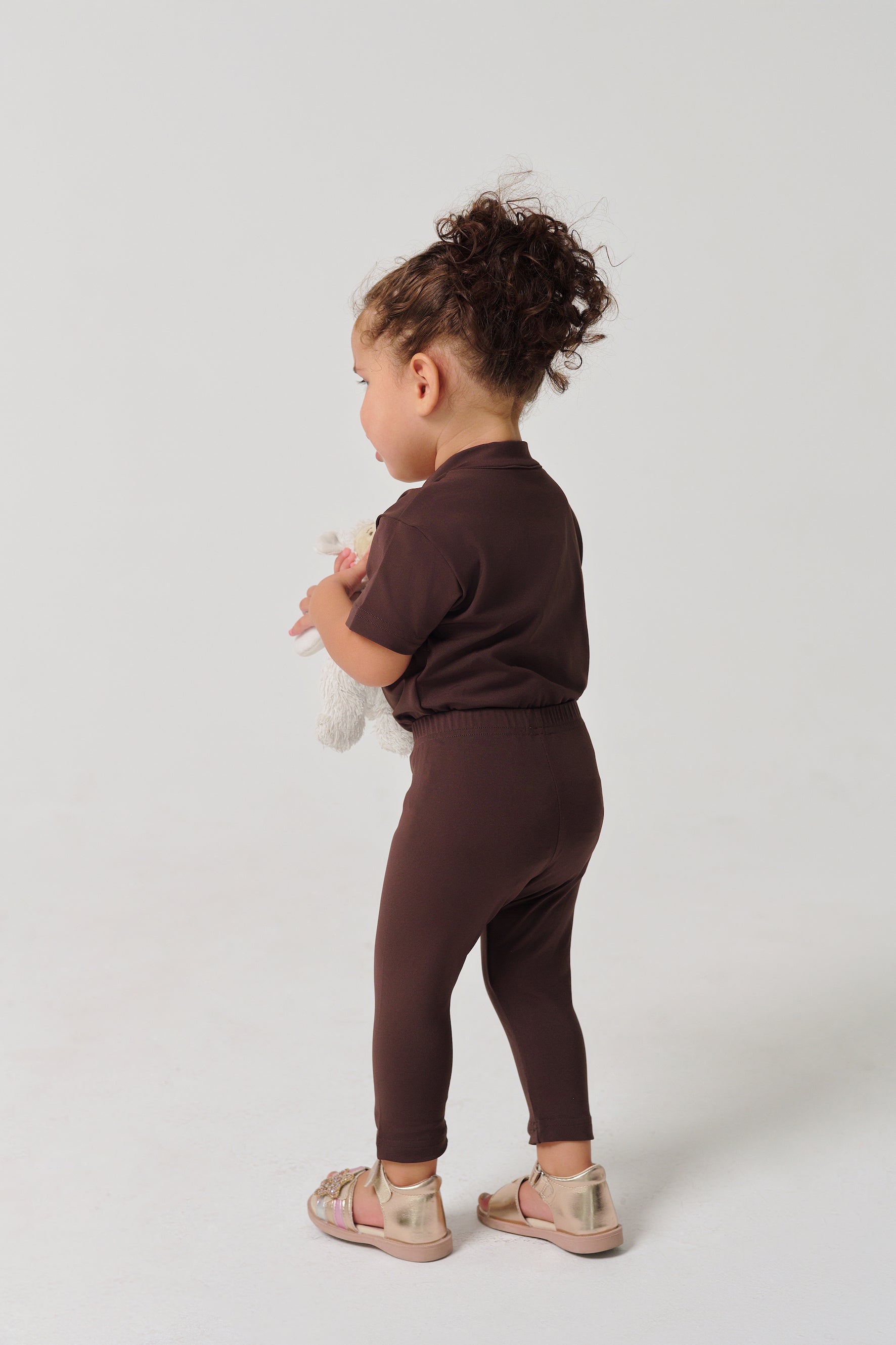 MULU Classic Unisex Baby DryFit Romper - Brown