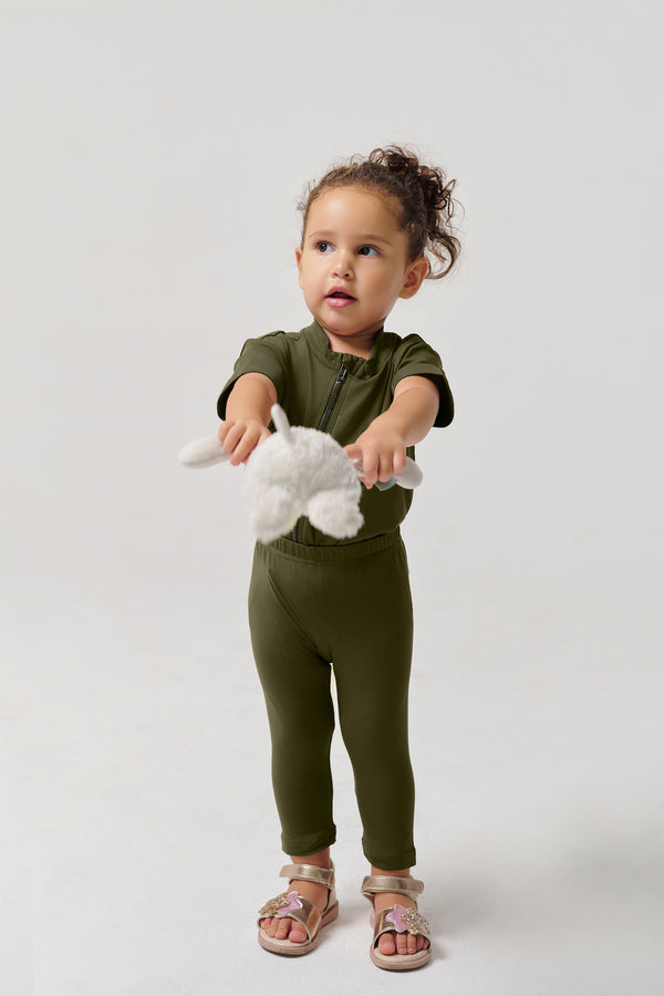 MULU Classic Unisex Baby Tights - Green