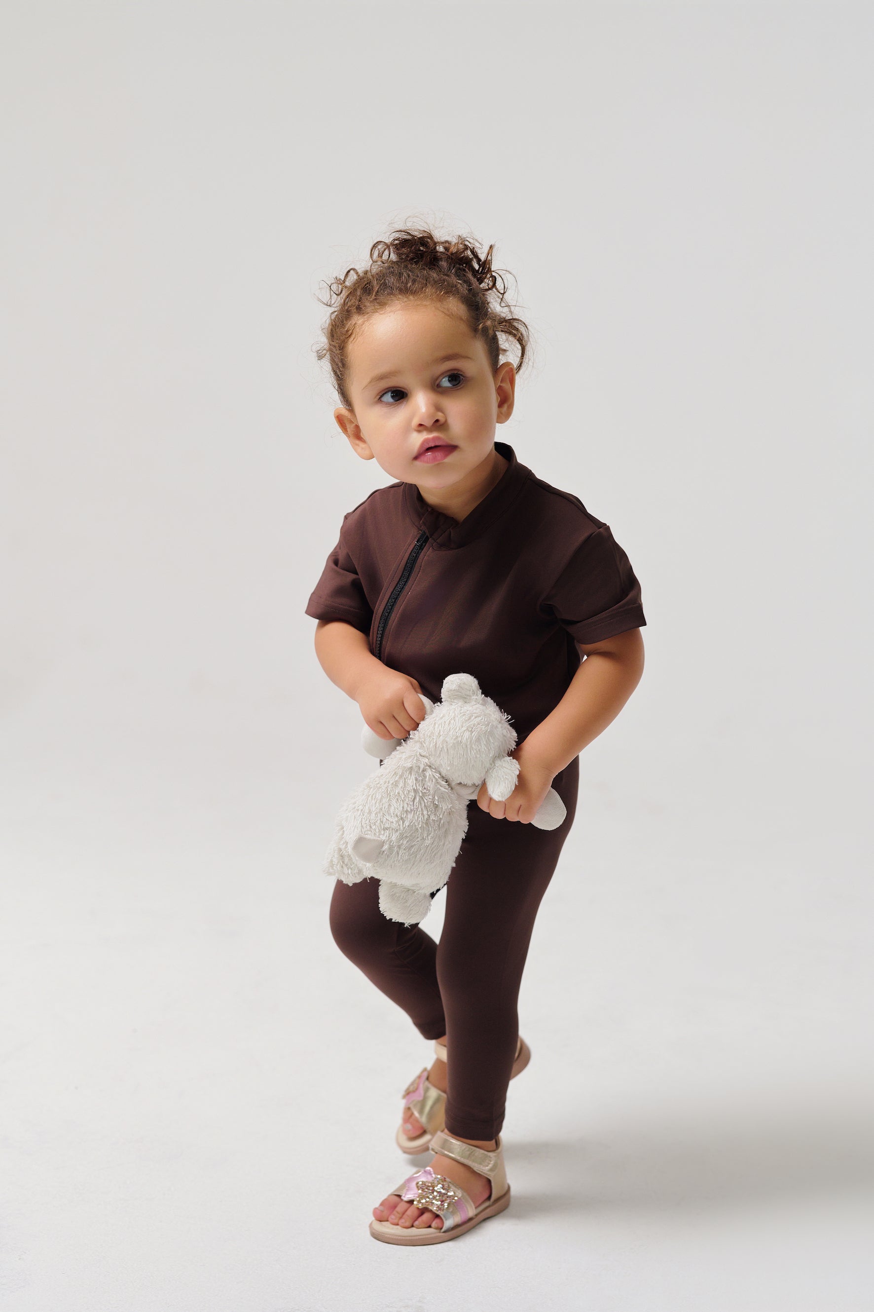 MULU Classic Unisex Baby DryFit Tights - Brown
