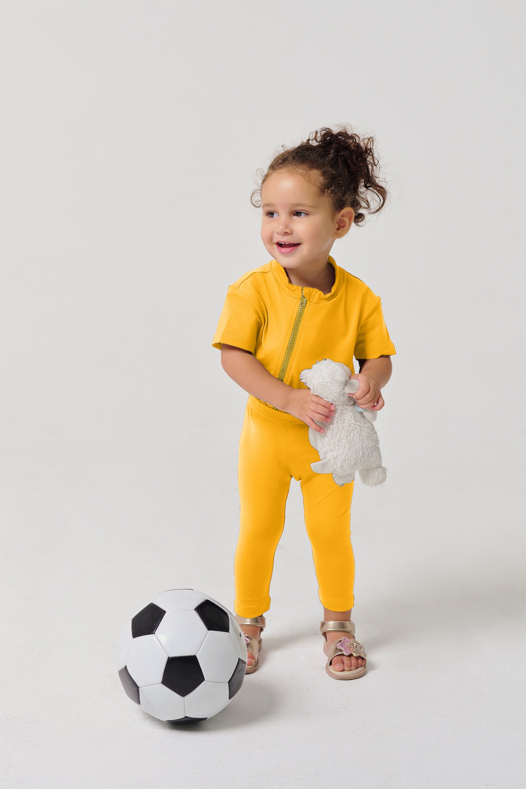 MULU Classic Unisex Baby DryFit Tights - Yellow