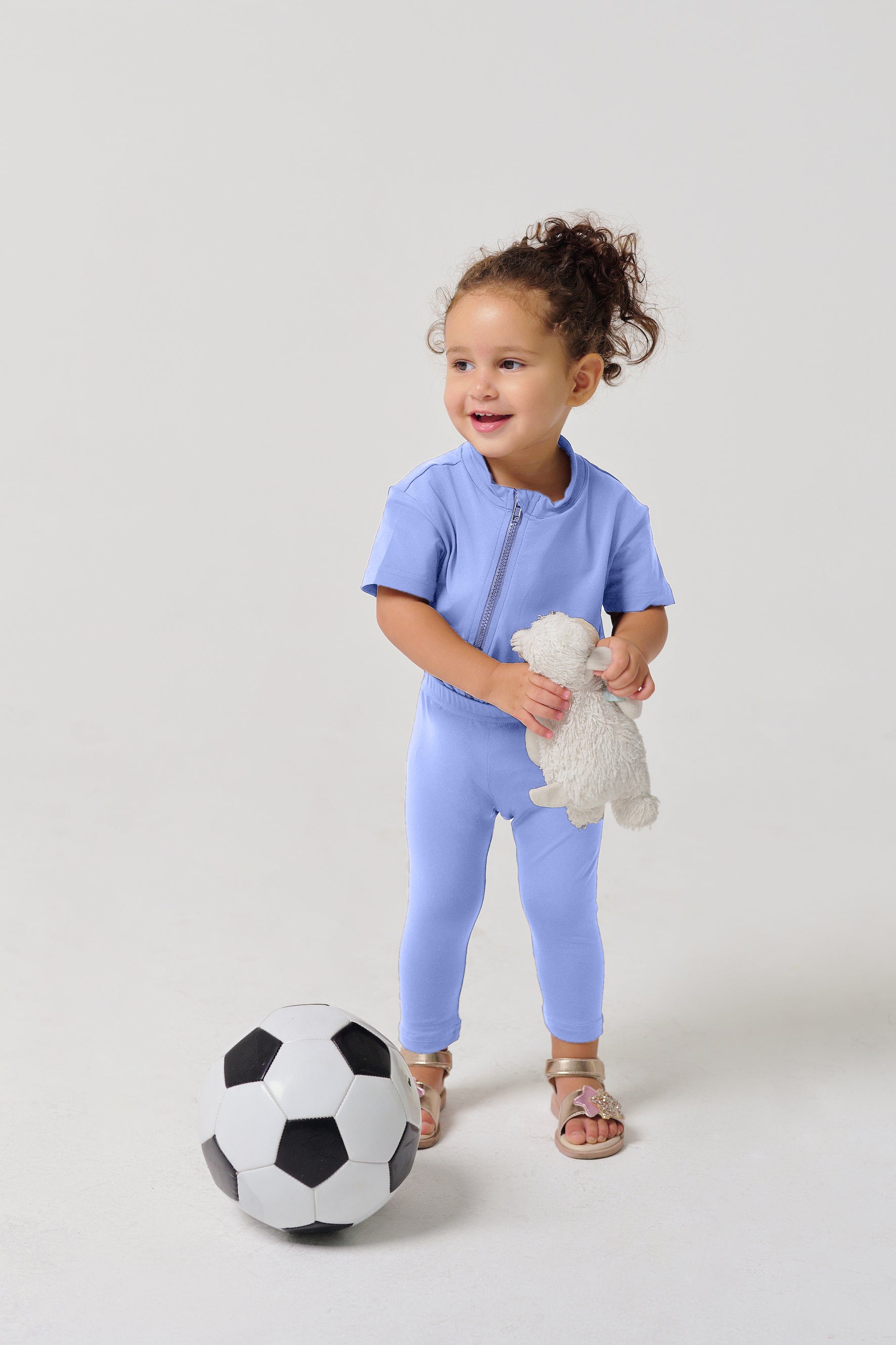 MULU Classic Unisex Baby DryFit Tights - Light Blue