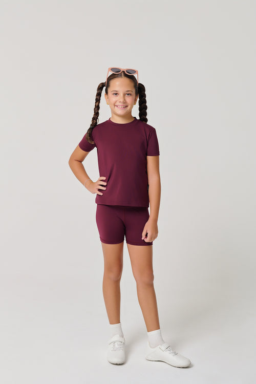 MULU Classic Kids Bikershorts - Maroon
