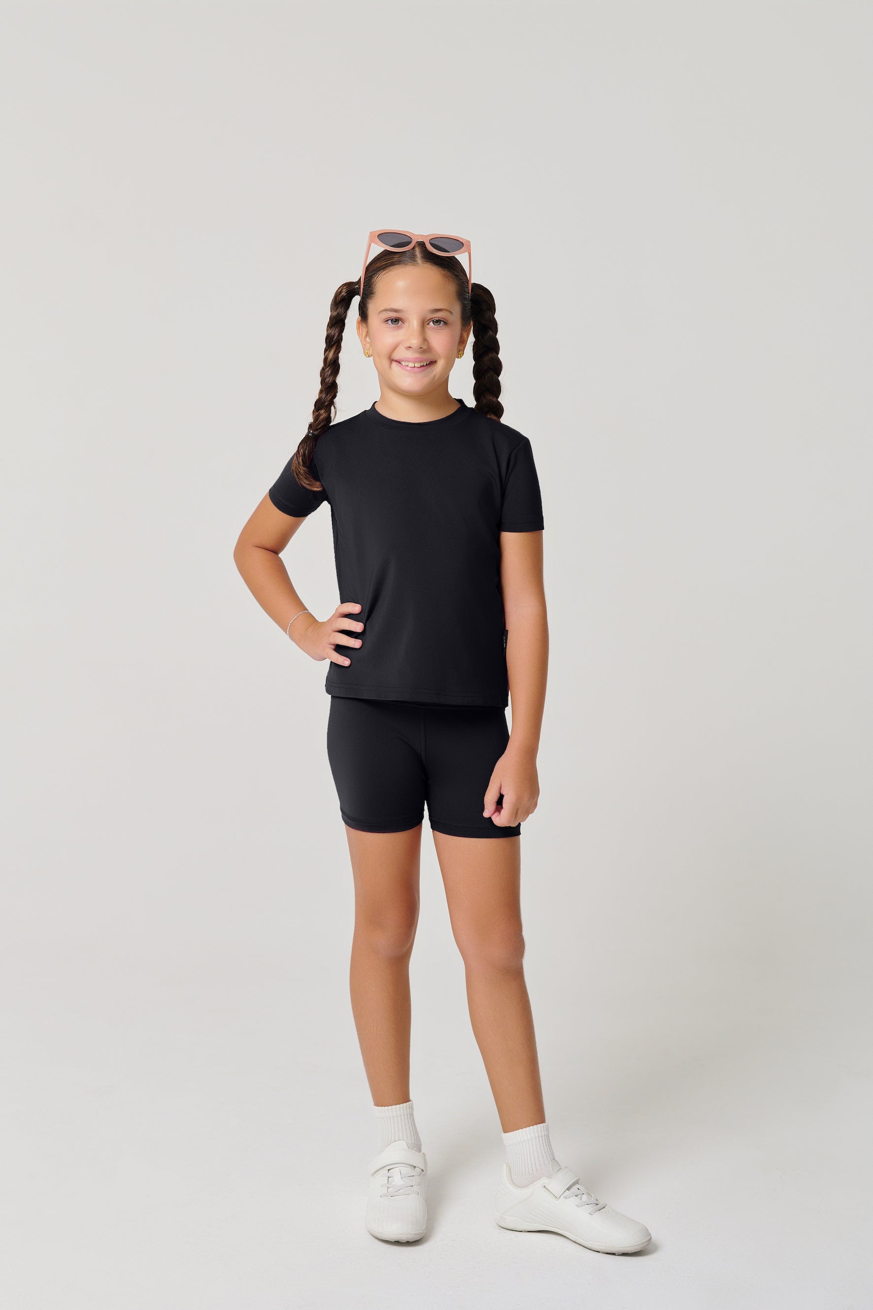 MULU Classic Kids DryFit Bikershorts - Black