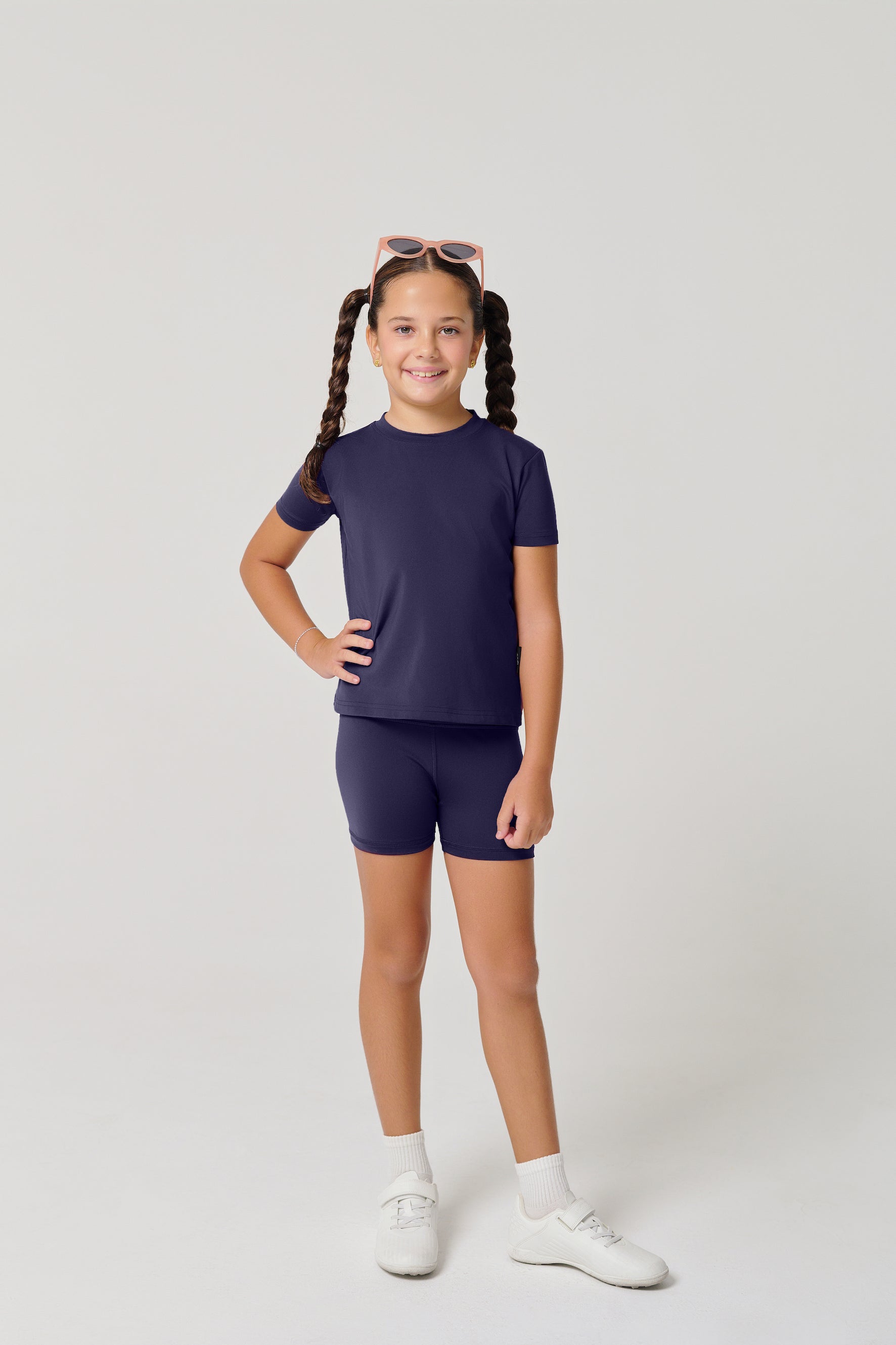 MULU Classic Kids DryFit Bikershorts - Navy
