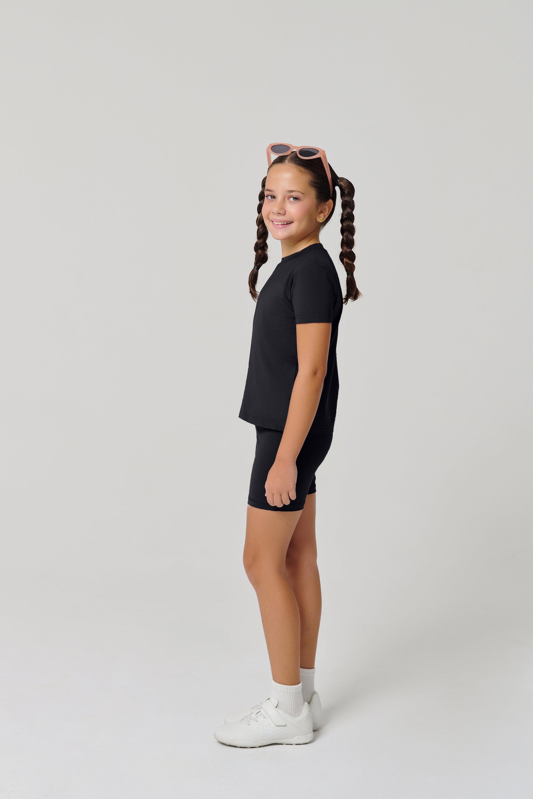 MULU Classic Kids DryFit Bikershorts - Black