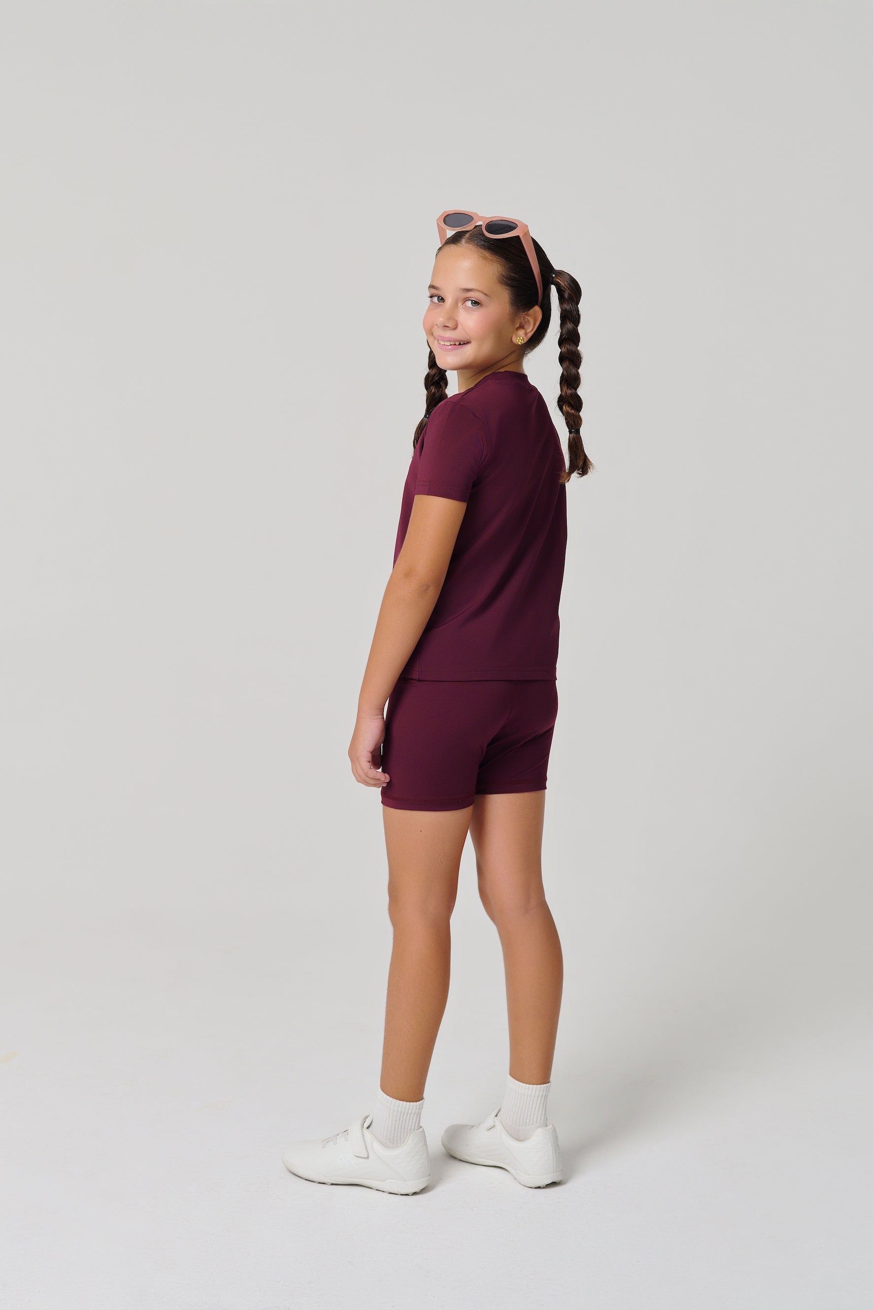 MULU Classic Kids DryFit Bikershorts - Maroon