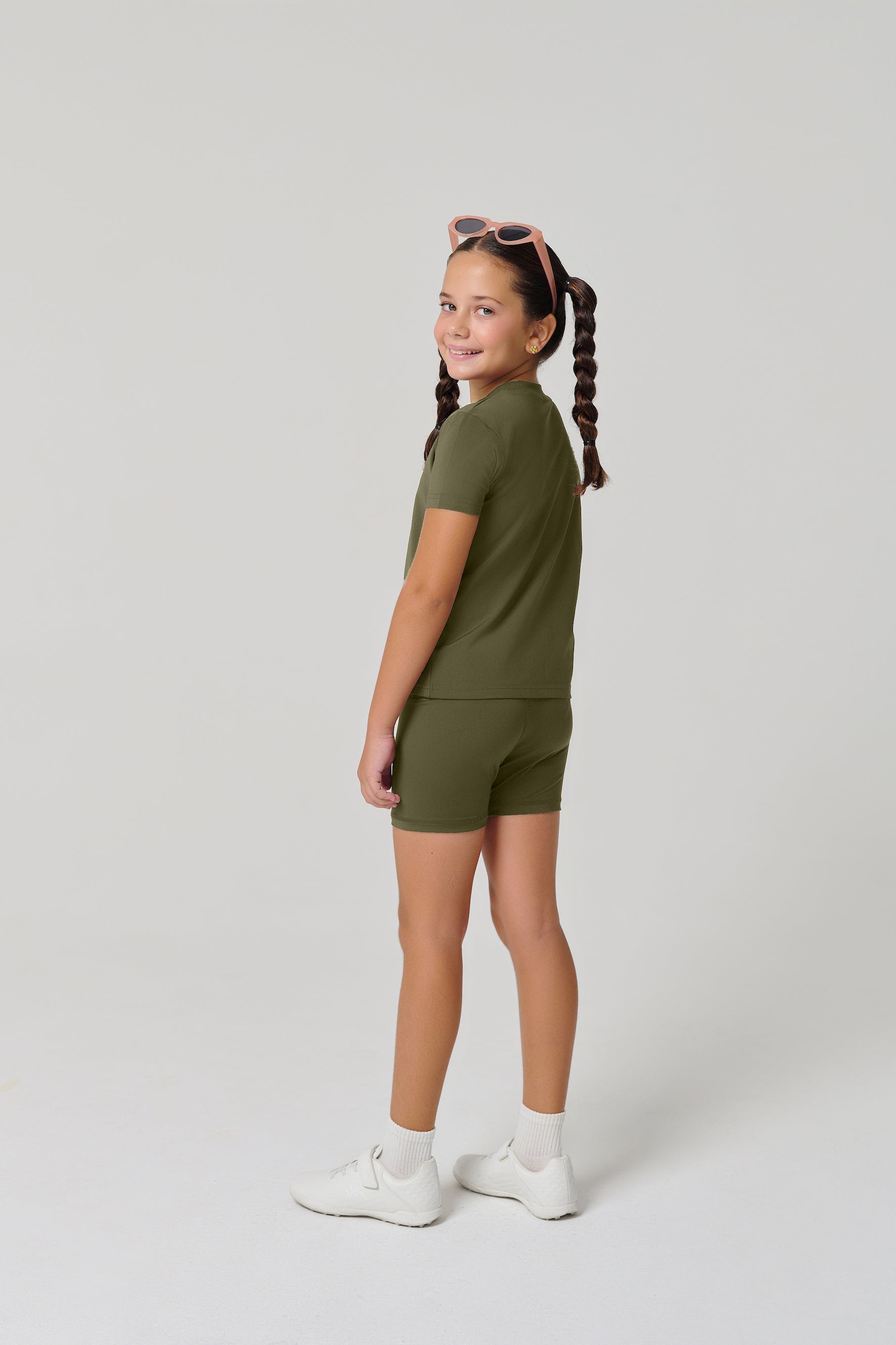 MULU Classic Kids DryFit Bikershorts - Green
