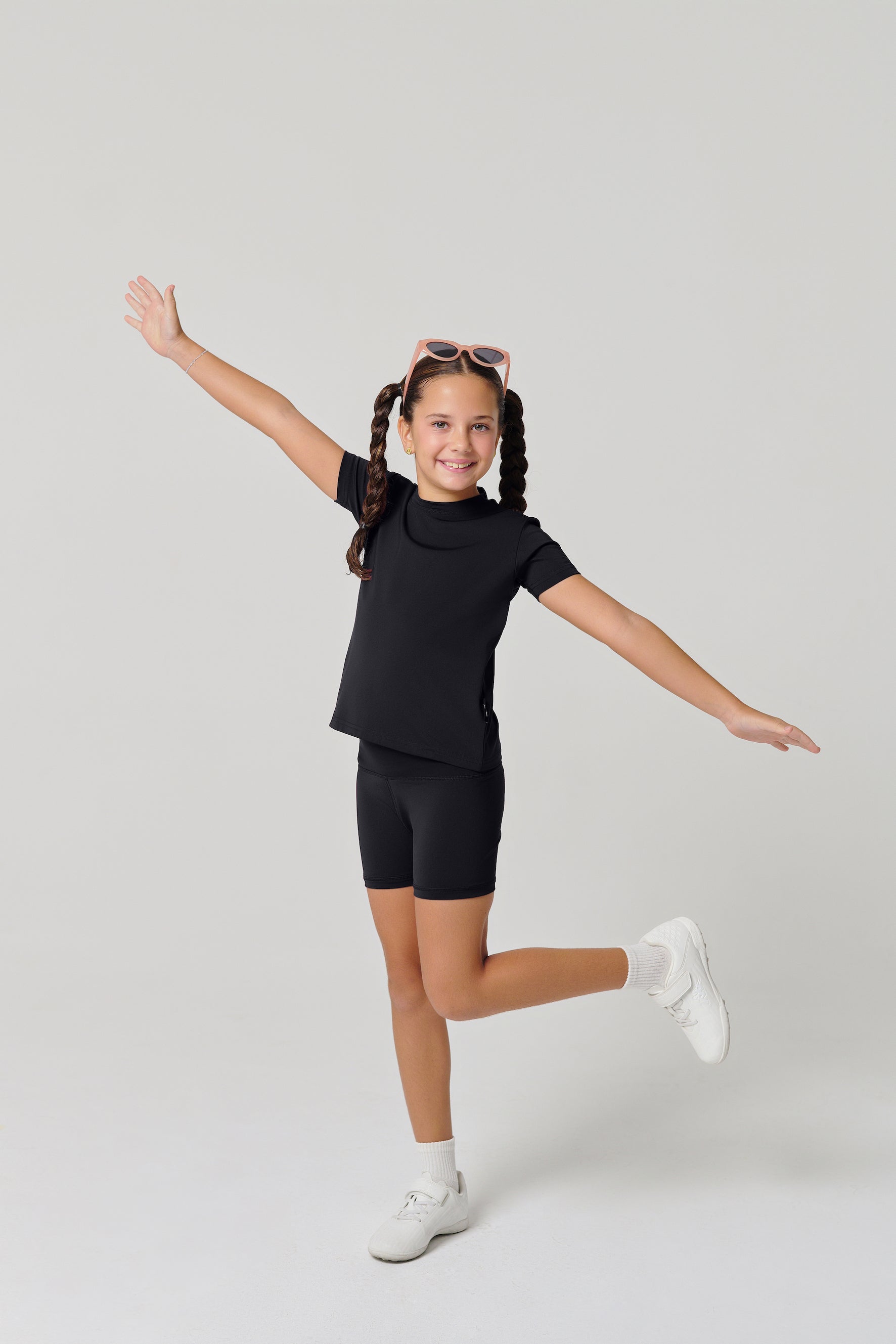 MULU Classic Kids DryFit Bikershorts - Black