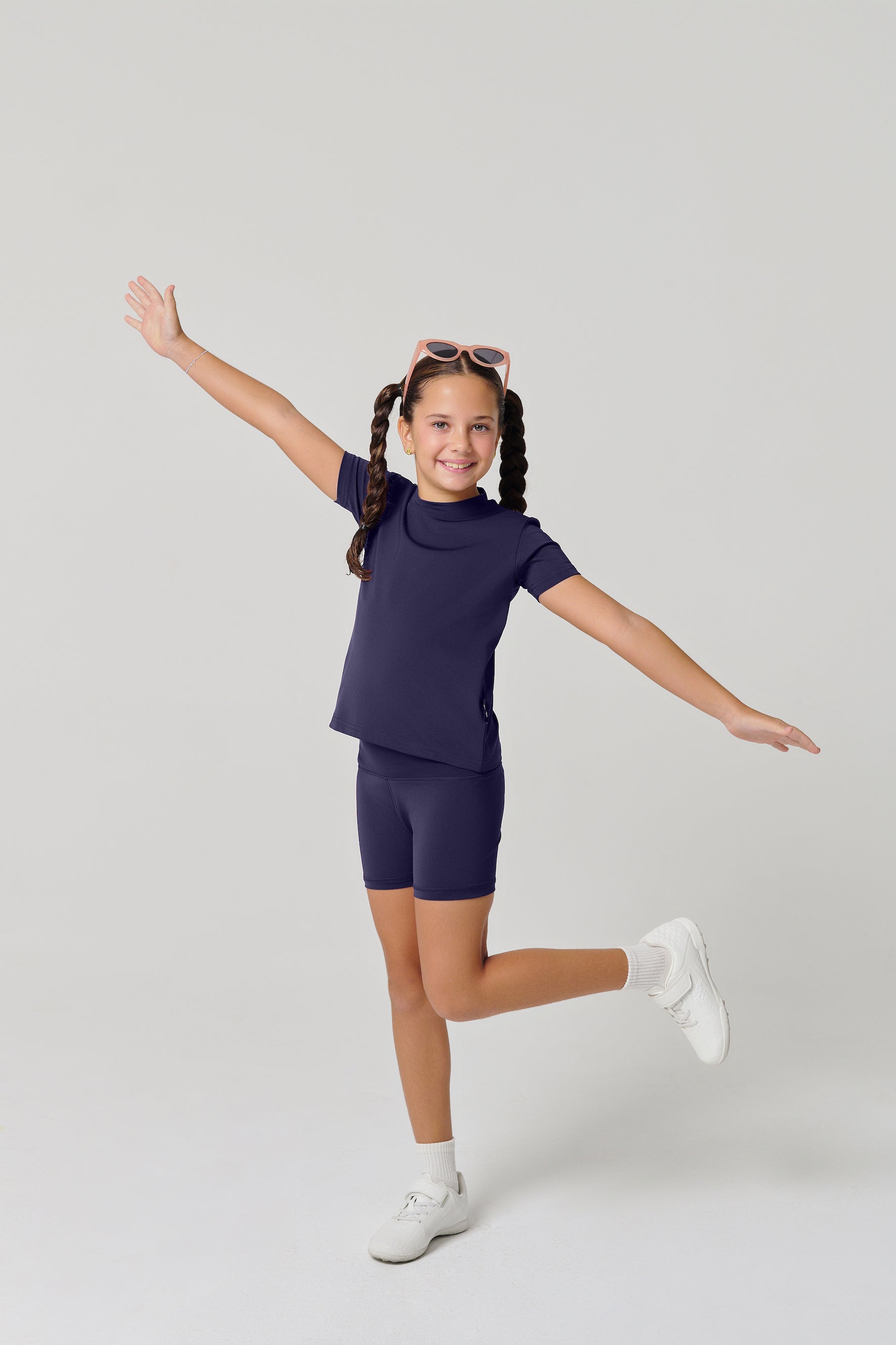 MULU Classic Kids DryFit Bikershorts - Navy