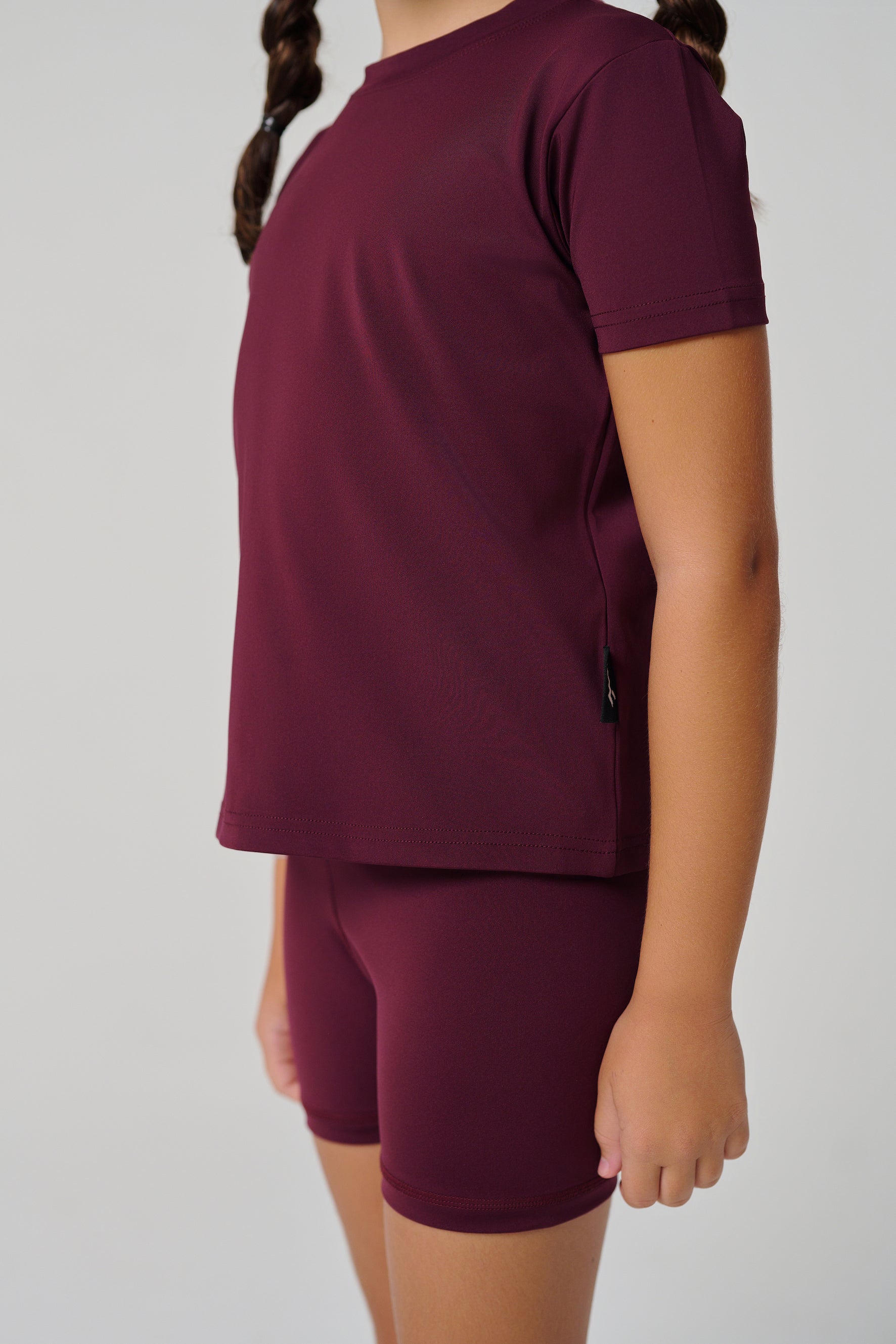 MULU Classic Kids DryFit Bikershorts - Maroon