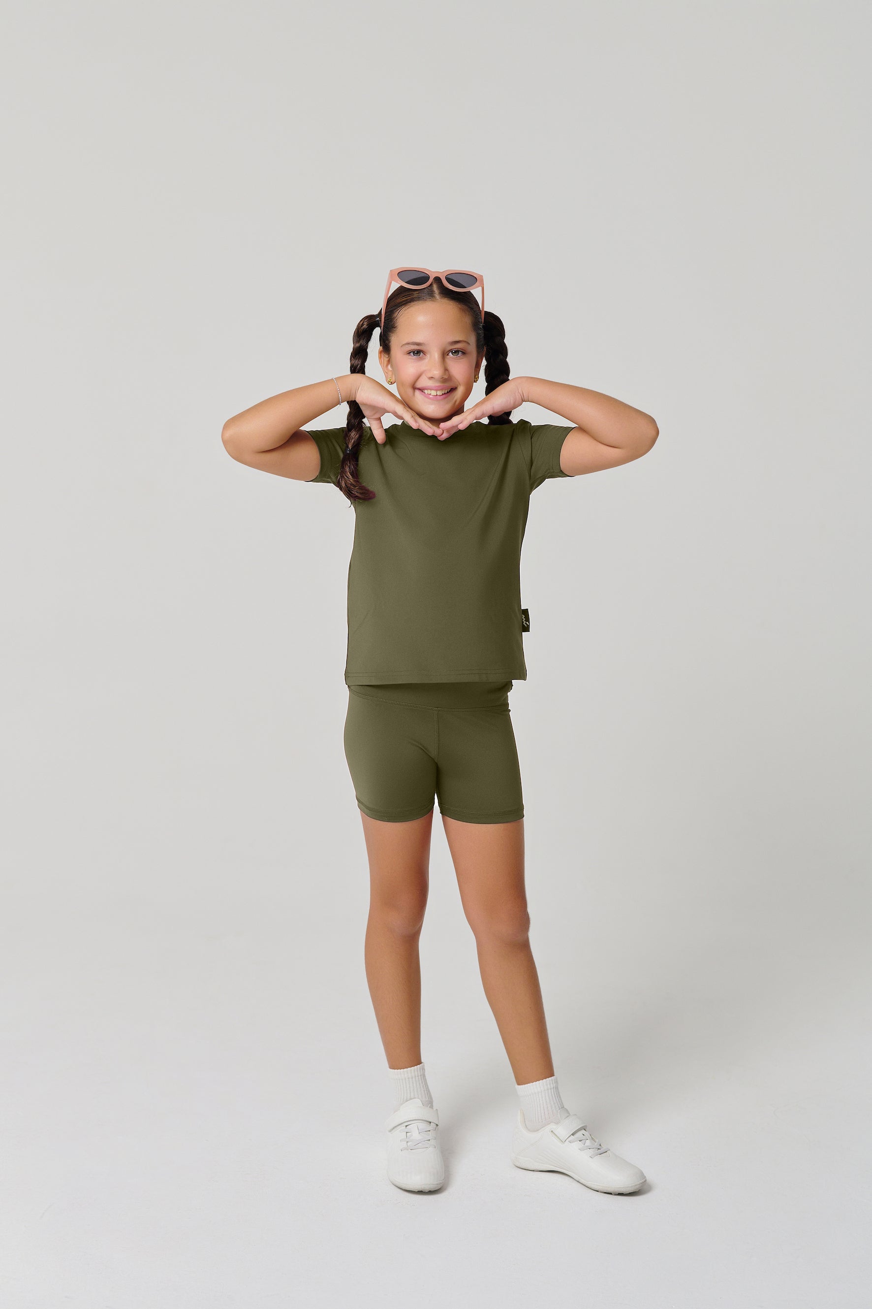 MULU Classic Kids DryFit Bikershorts - Green