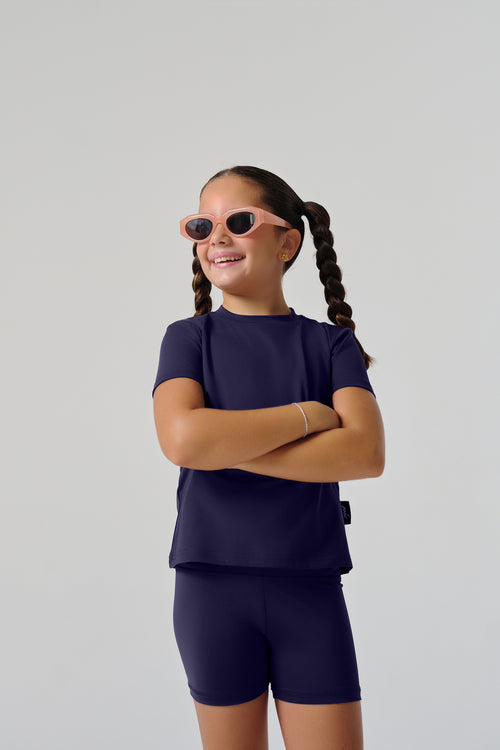 MULU Classic Unisex Kids T-shirt - Blue