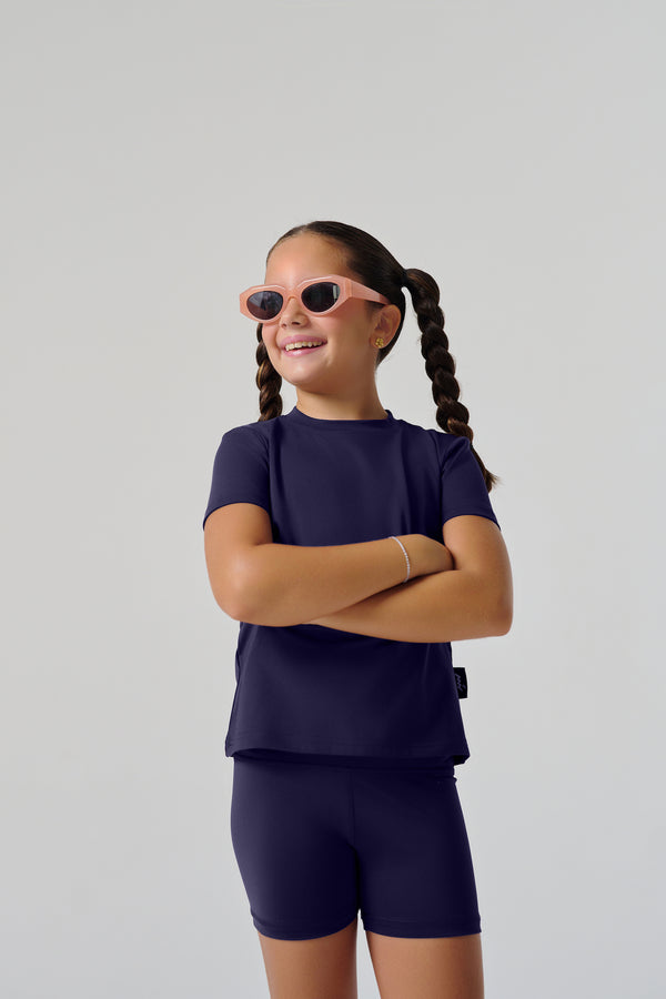 MULU Classic Unisex Kids T-shirt - Blue