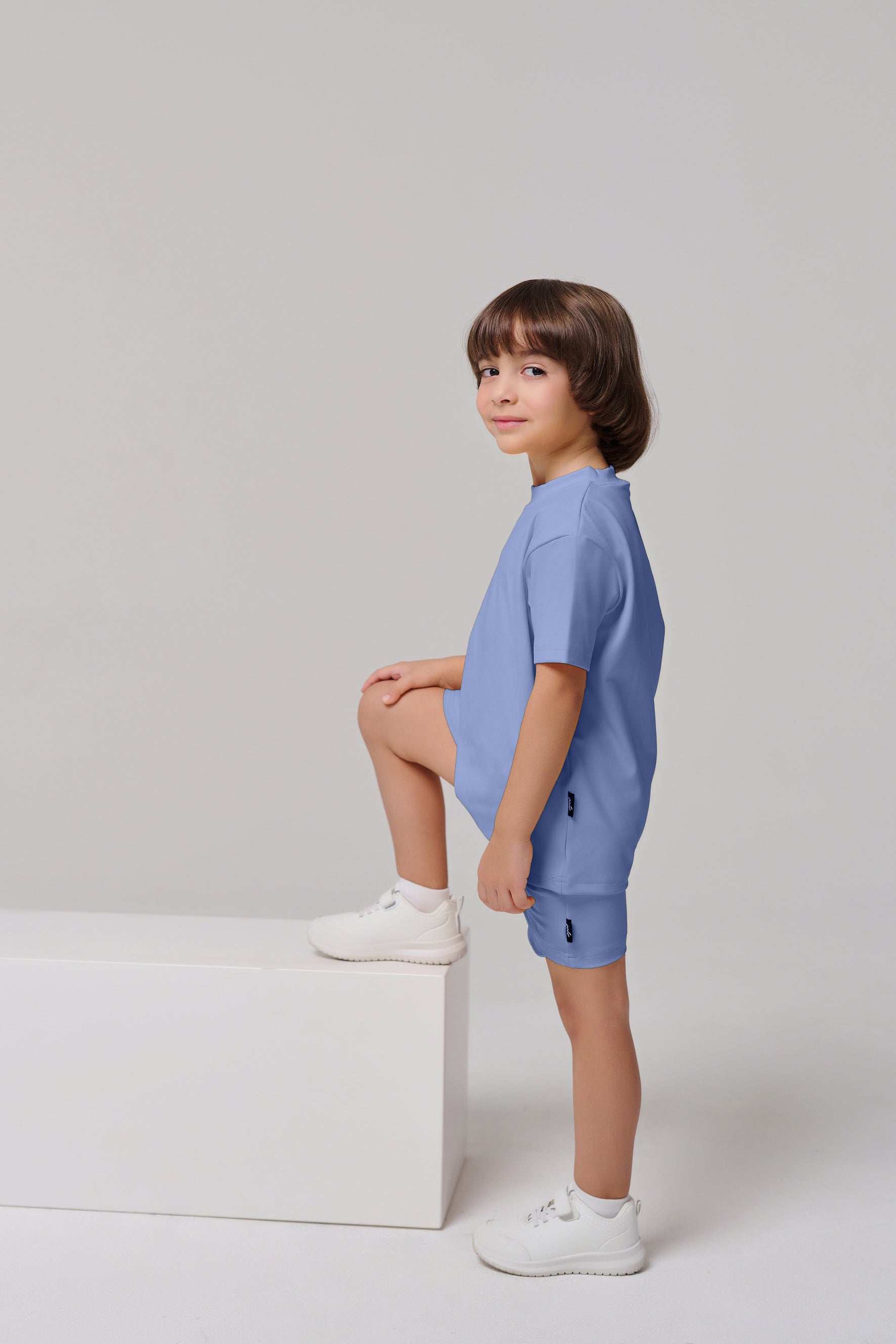 MULU Classic Kids DryFit Shorts - Light Blue
