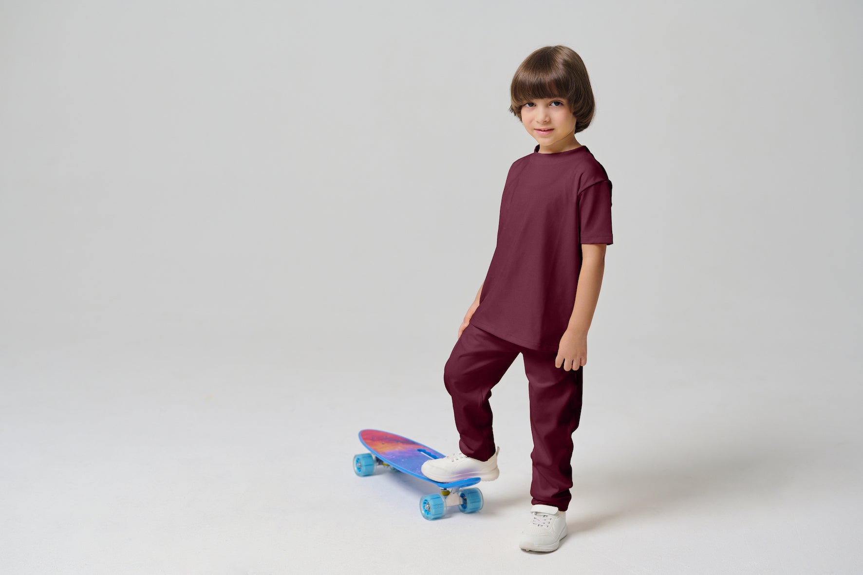 MULU Classic Kids DryFit Pants - Maroon