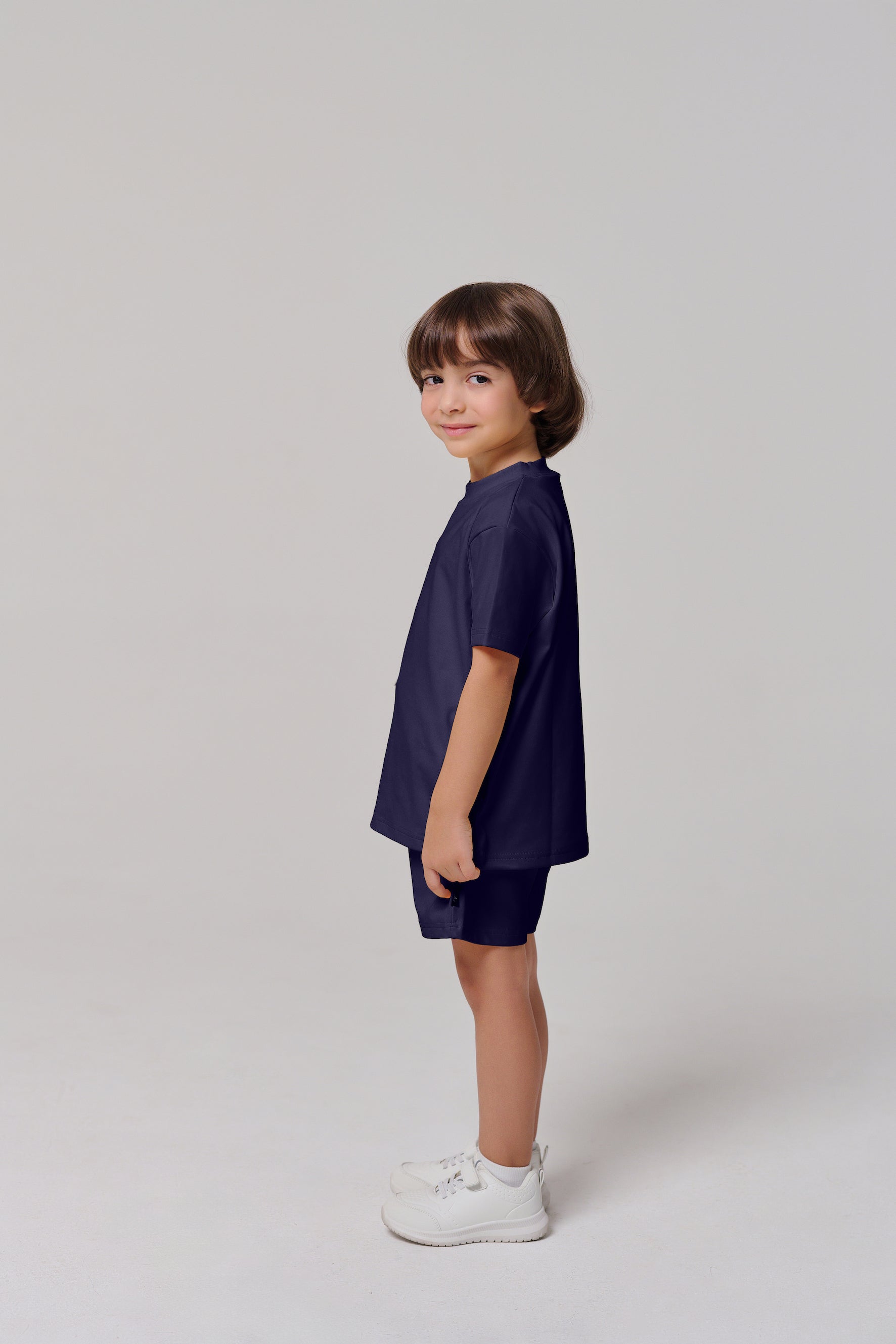 MULU Classic Kids DryFit Shorts - Navy