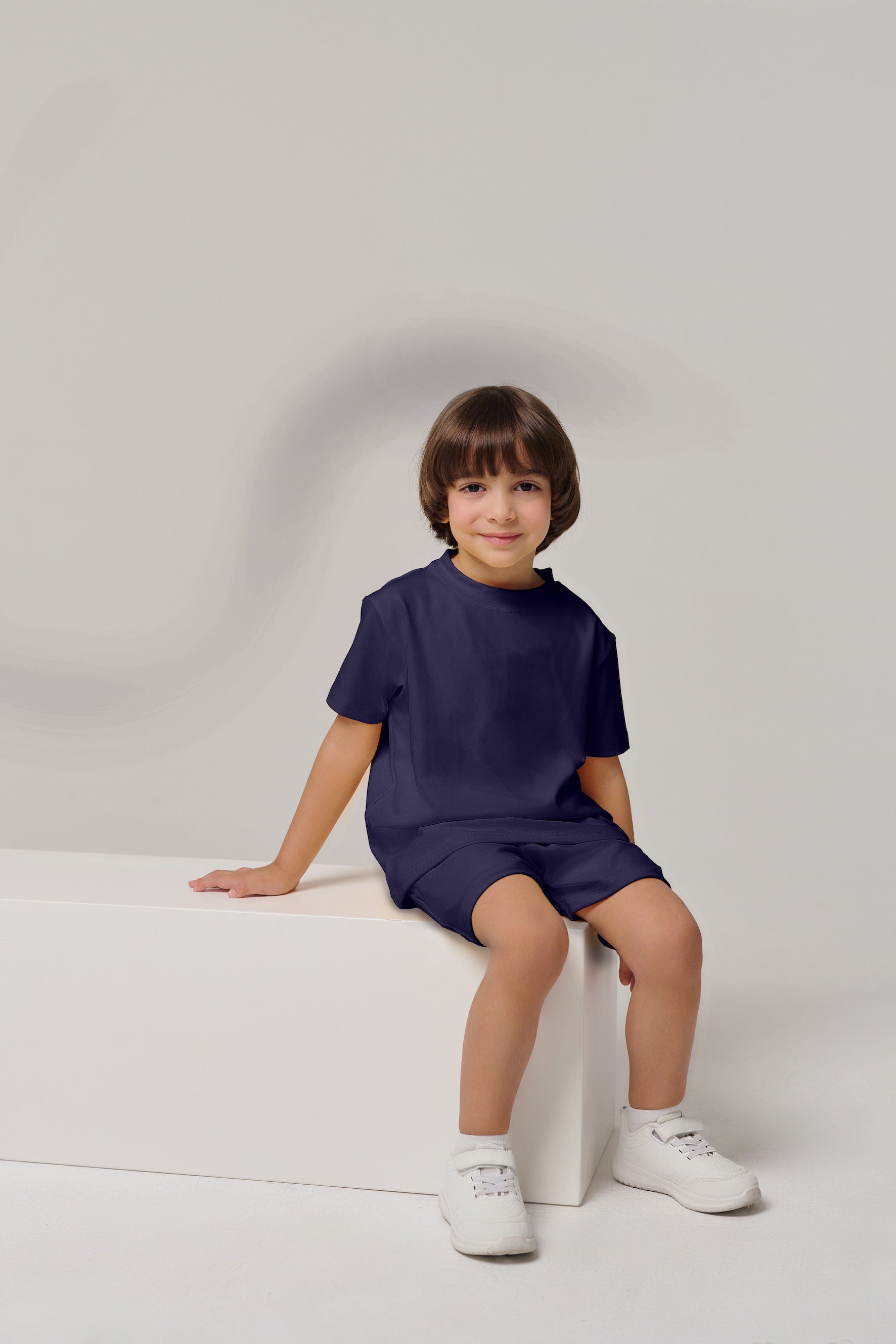 MULU Classic Kids DryFit Shorts - Navy