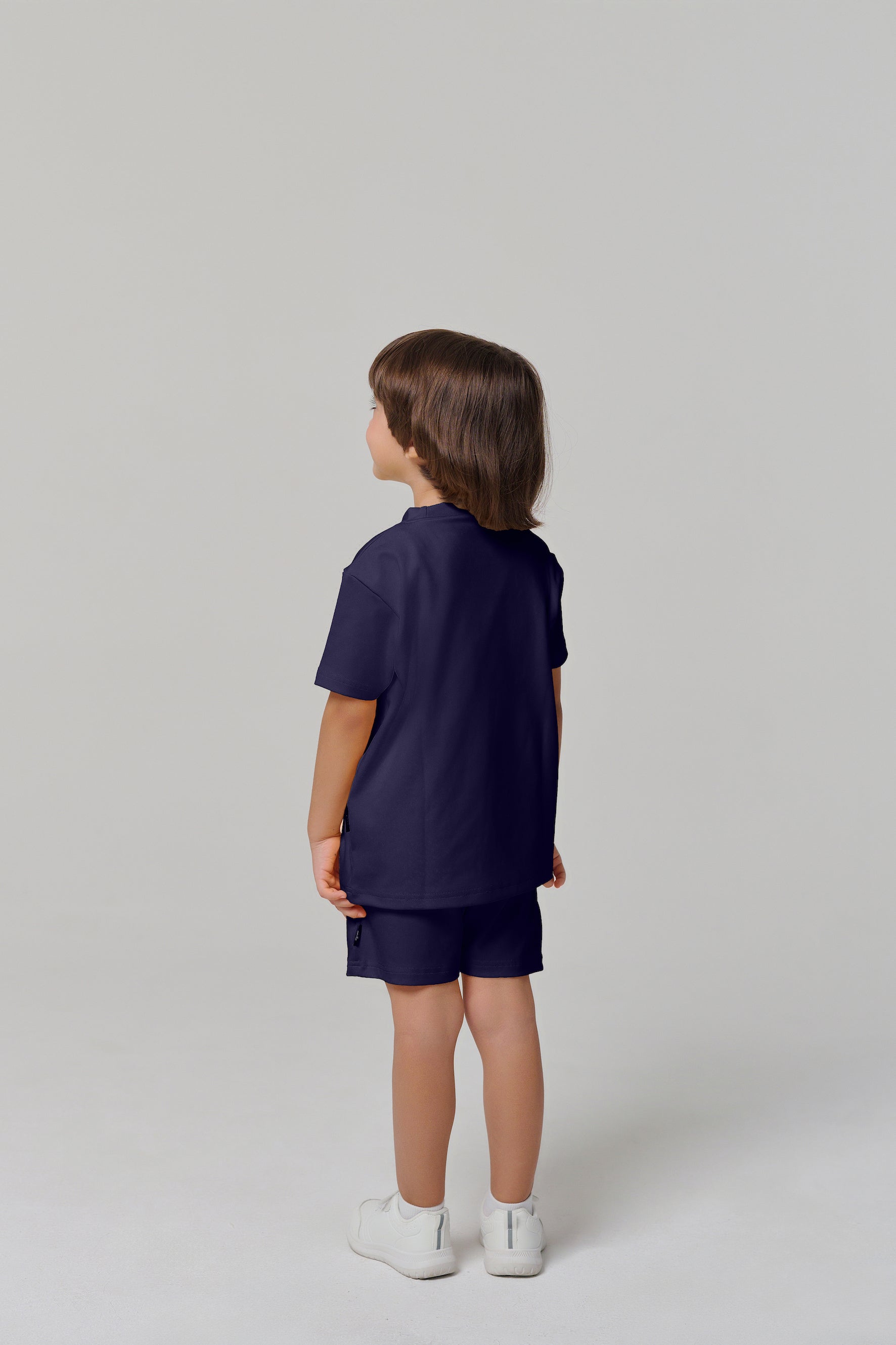 MULU Classic Kids DryFit Shorts - Navy